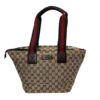 GUCCI/Tote Bag/All Over Print/Cotton/KHK/Sherry Line GG canvas