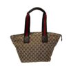 GUCCI/Tote Bag/All Over Print/Cotton/KHK/Sherry Line GG canvas