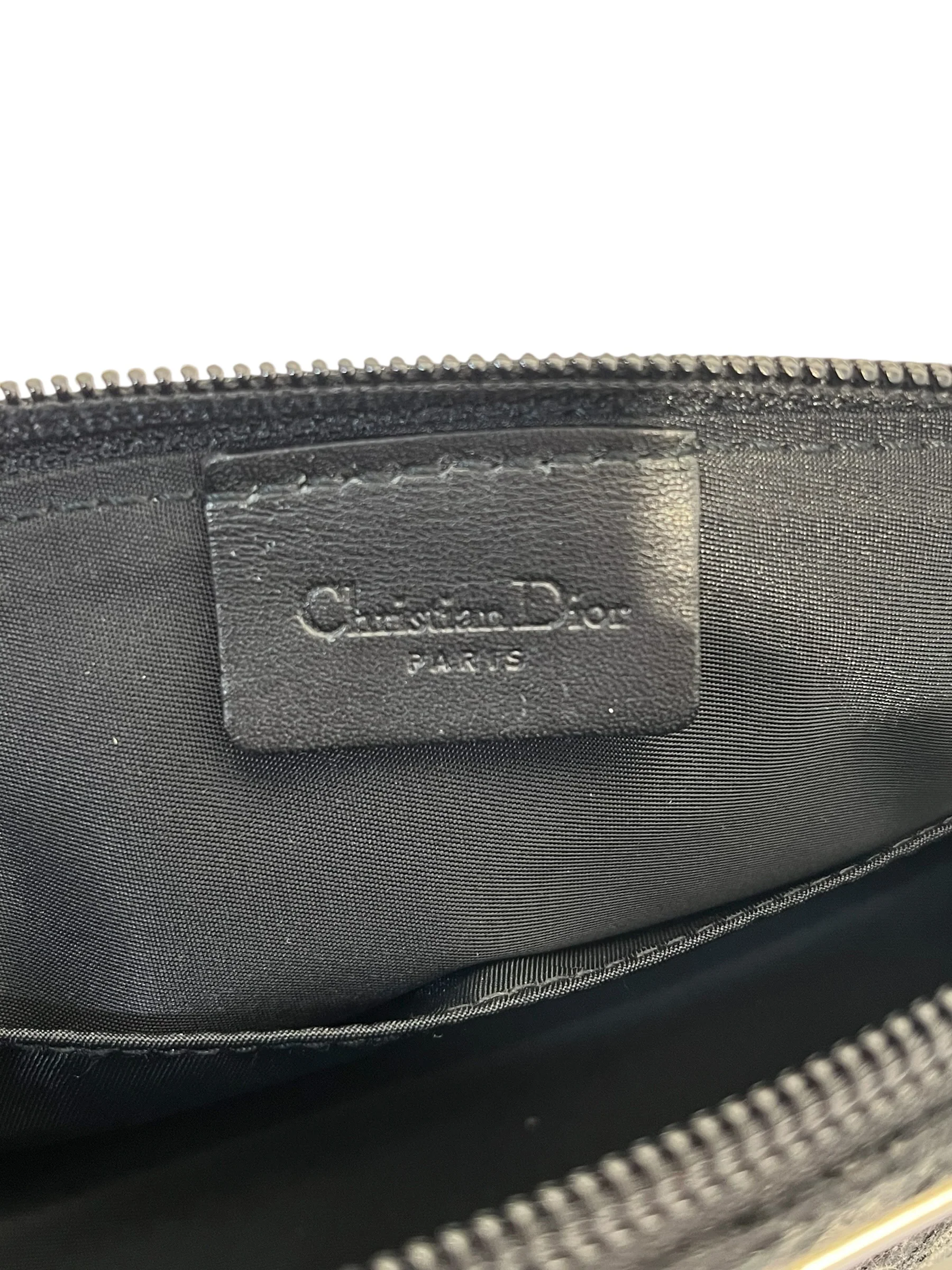 Christian Dior/Hand Bag/All Over Print/Cotton/BLK/Street Chic  trotter bag