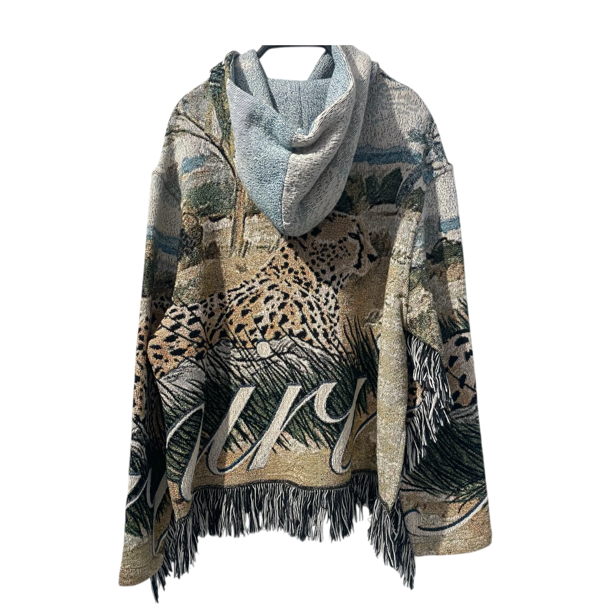 AMIRI/Heavy Sweater/S/All Over Print/Cotton/MLT/amiri cheetah tapestry hoodie