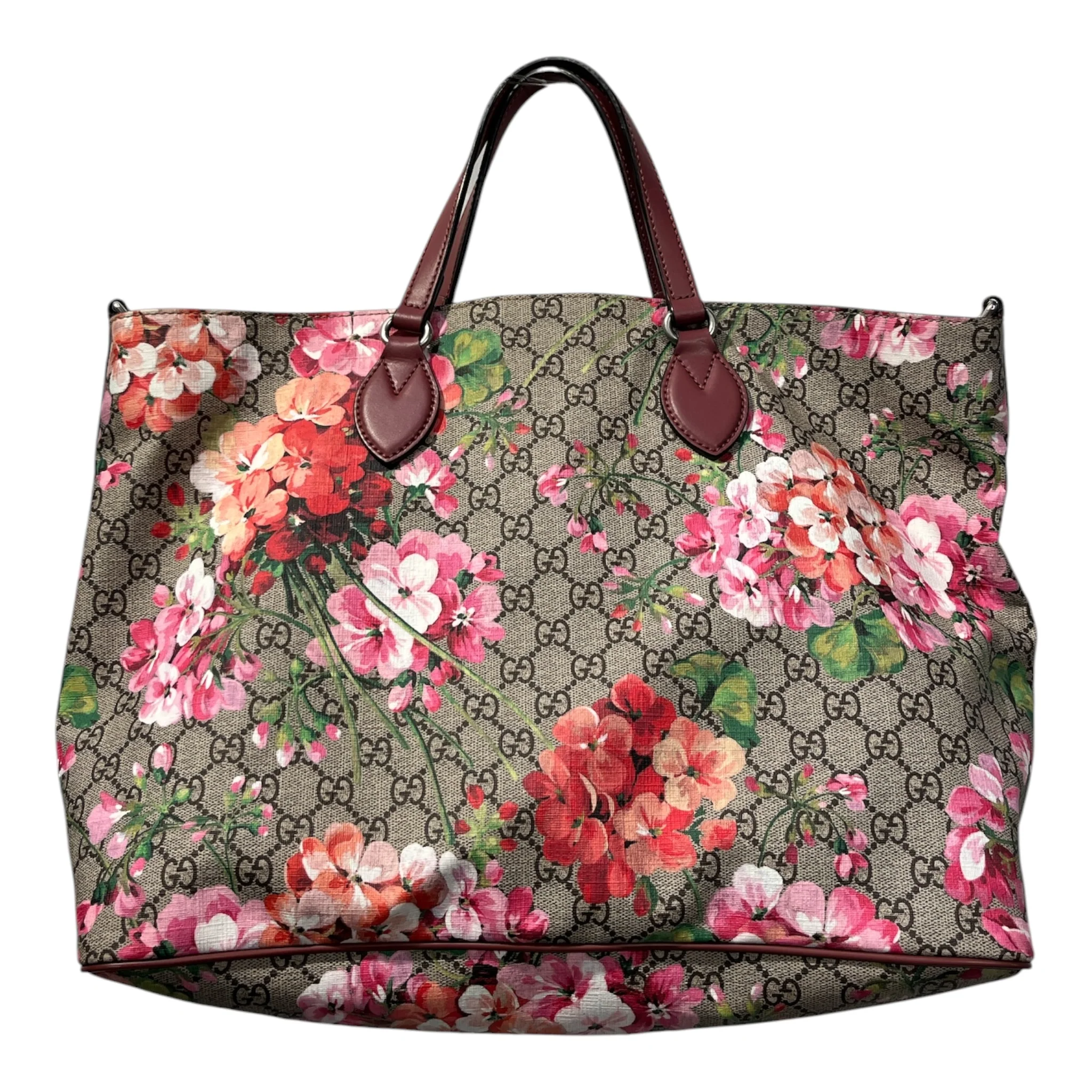 GUCCI/Tote Bag/Monogram/Leather/MLT/BLOOMS TOTE BAG