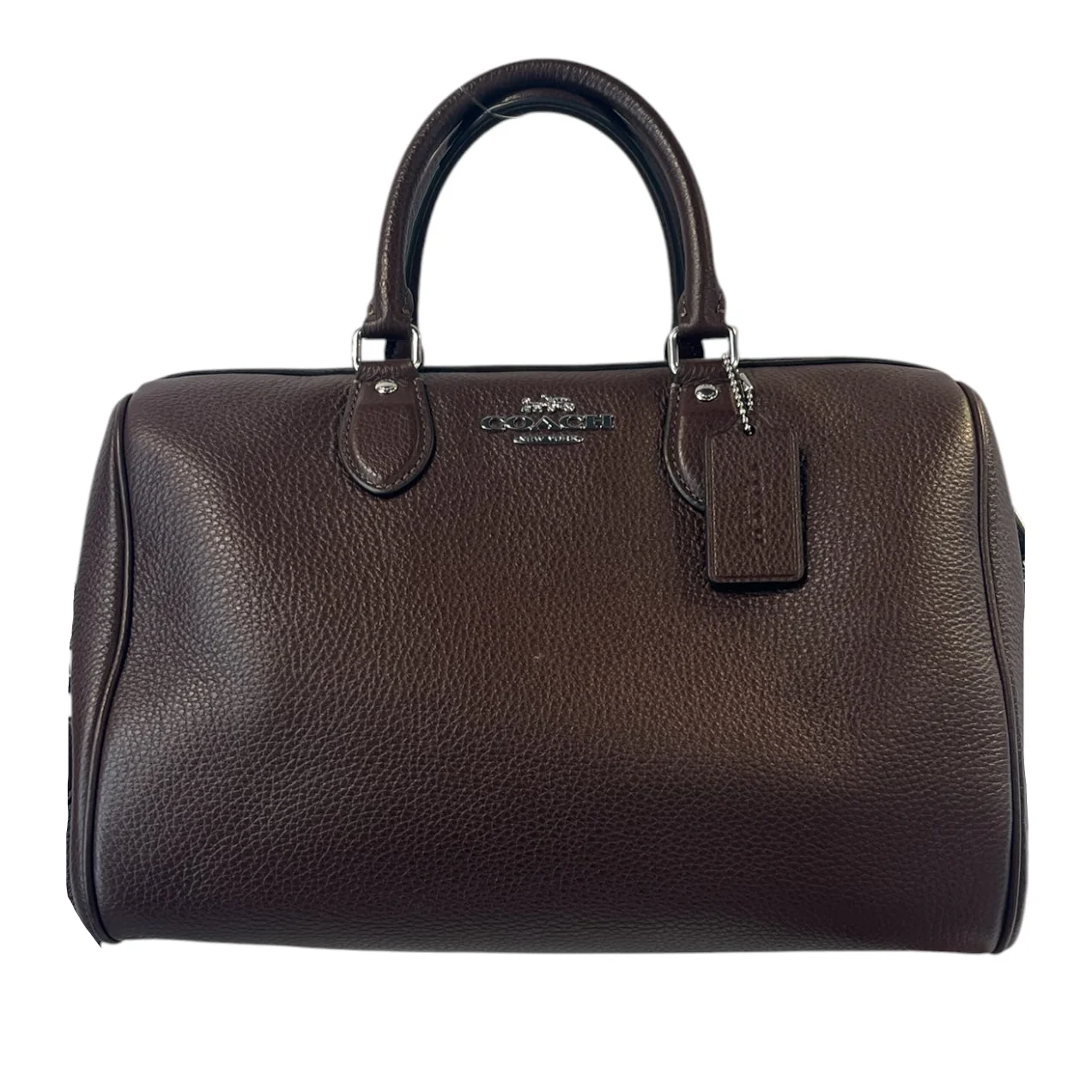 COACH/Hand Bag/Leather/BRW/ROWAN SATCHEL