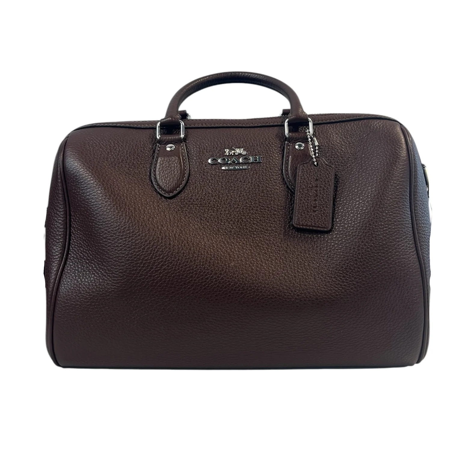 COACH/Hand Bag/Leather/BRW/ROWAN SATCHEL