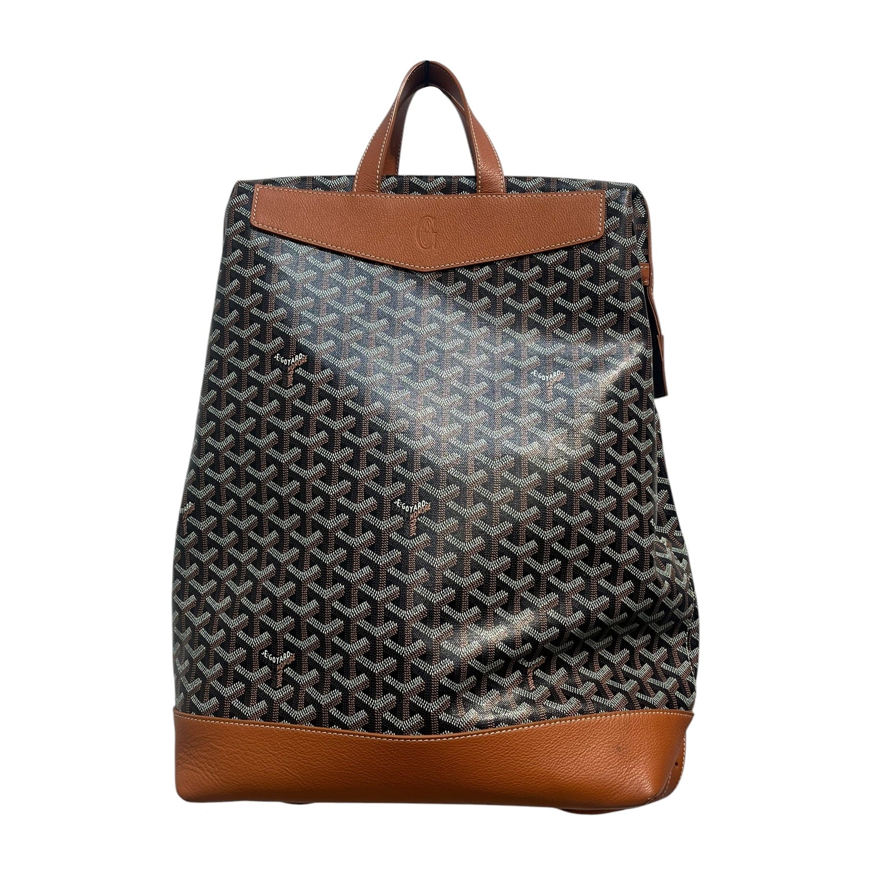 1035-goyard-backpack-monogram-leather-cml-cisaplin-1.jpg GOYARD/Backpack/Monogram/Leather/CML/cisaplin