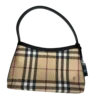 BURBERRY LONDON/Hand Bag/Plaid/BEG/NOVA CHECK BAGUETTE SHOULDER