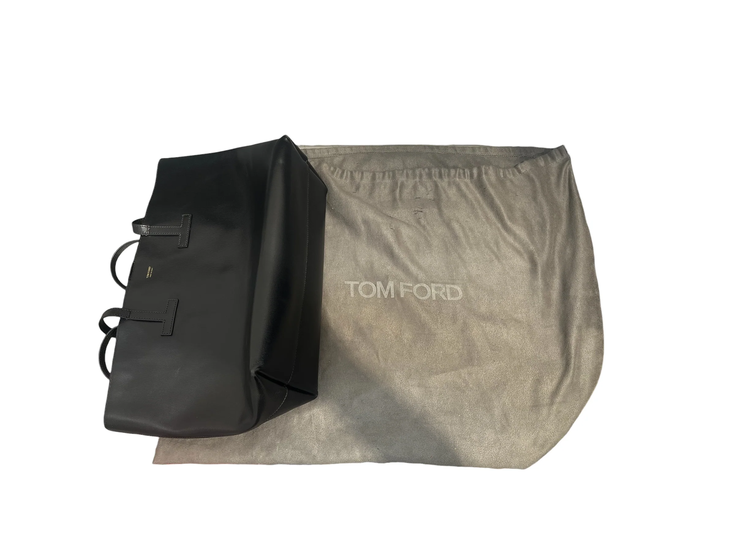 TOM FORD/Hand Bag/Leather/BLK/shoulder tote