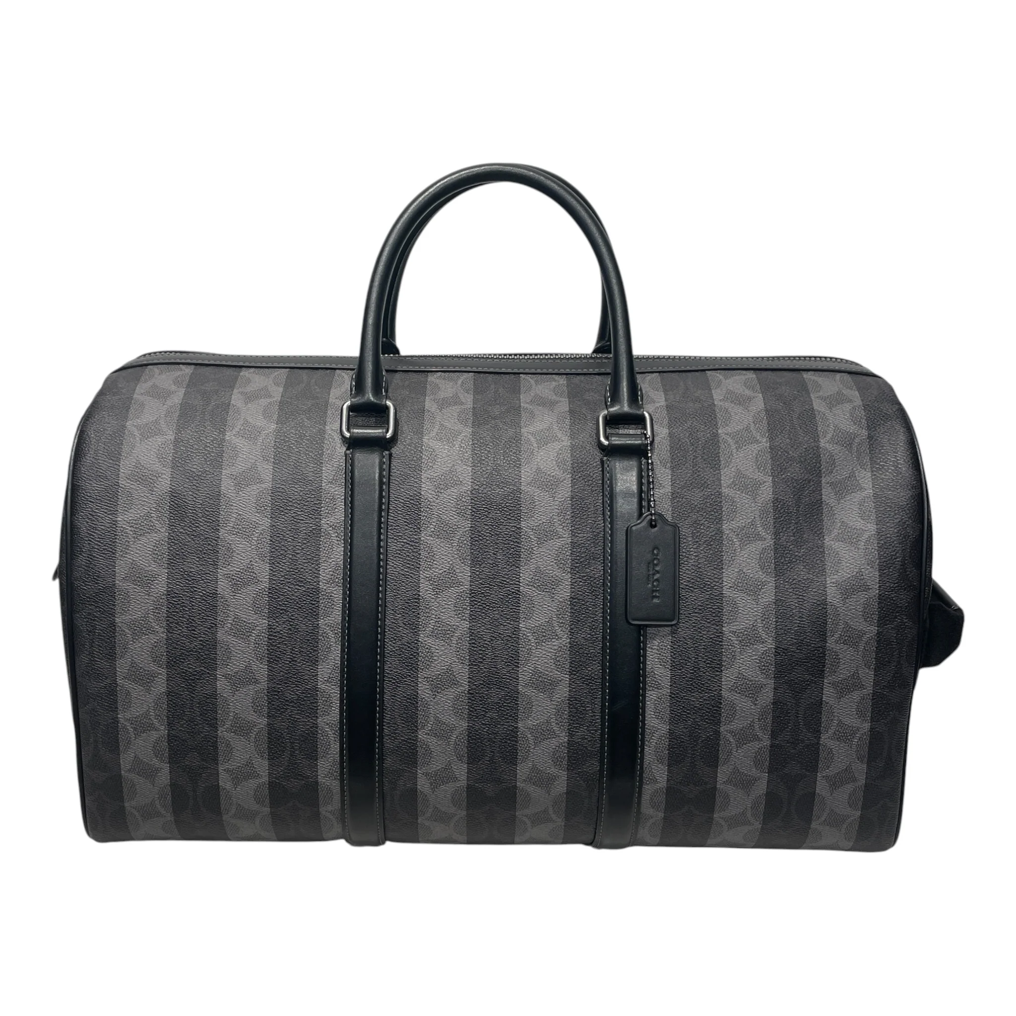 COACH/Boston Bag/Monogram/Leather/GRY/VENTURER DUFFLE BAG
