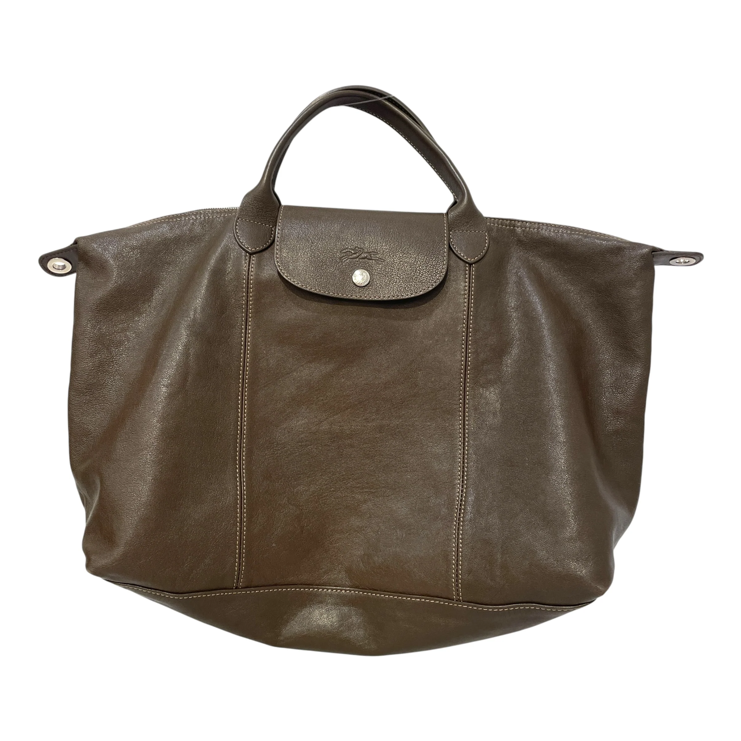 LONGCHAMP/Bag/Leather/BRW/Le Pilage Cuir Dark Brown