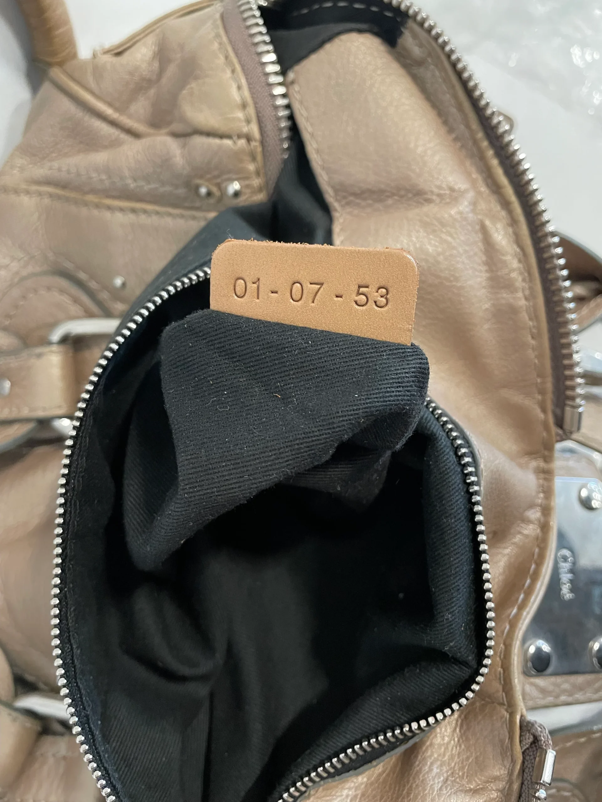 Chloe/Bag/Leather/CML/Paddington xl buckle lock