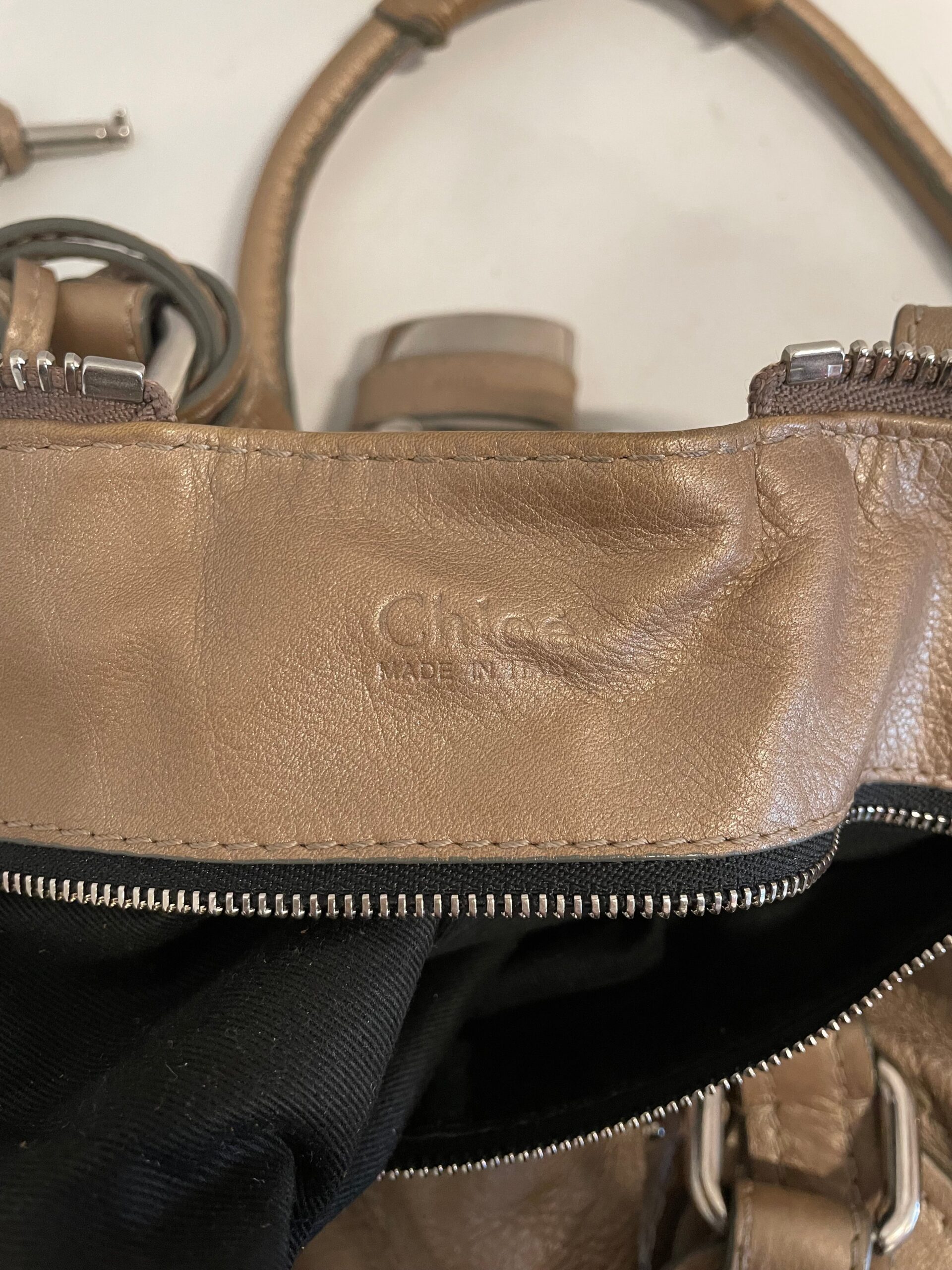 Chloe/Bag/Leather/CML/Paddington xl buckle lock