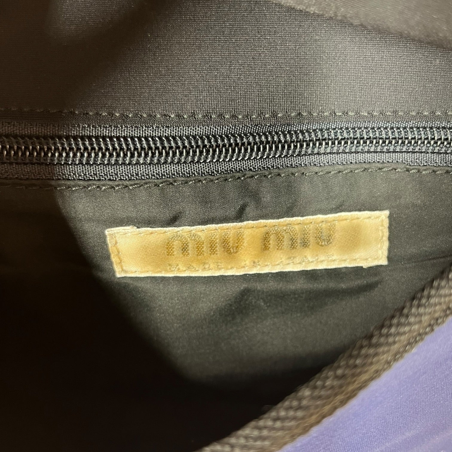 MIU MIU/Bag/Nylon/NVY/1999 TECHNICAL BAG