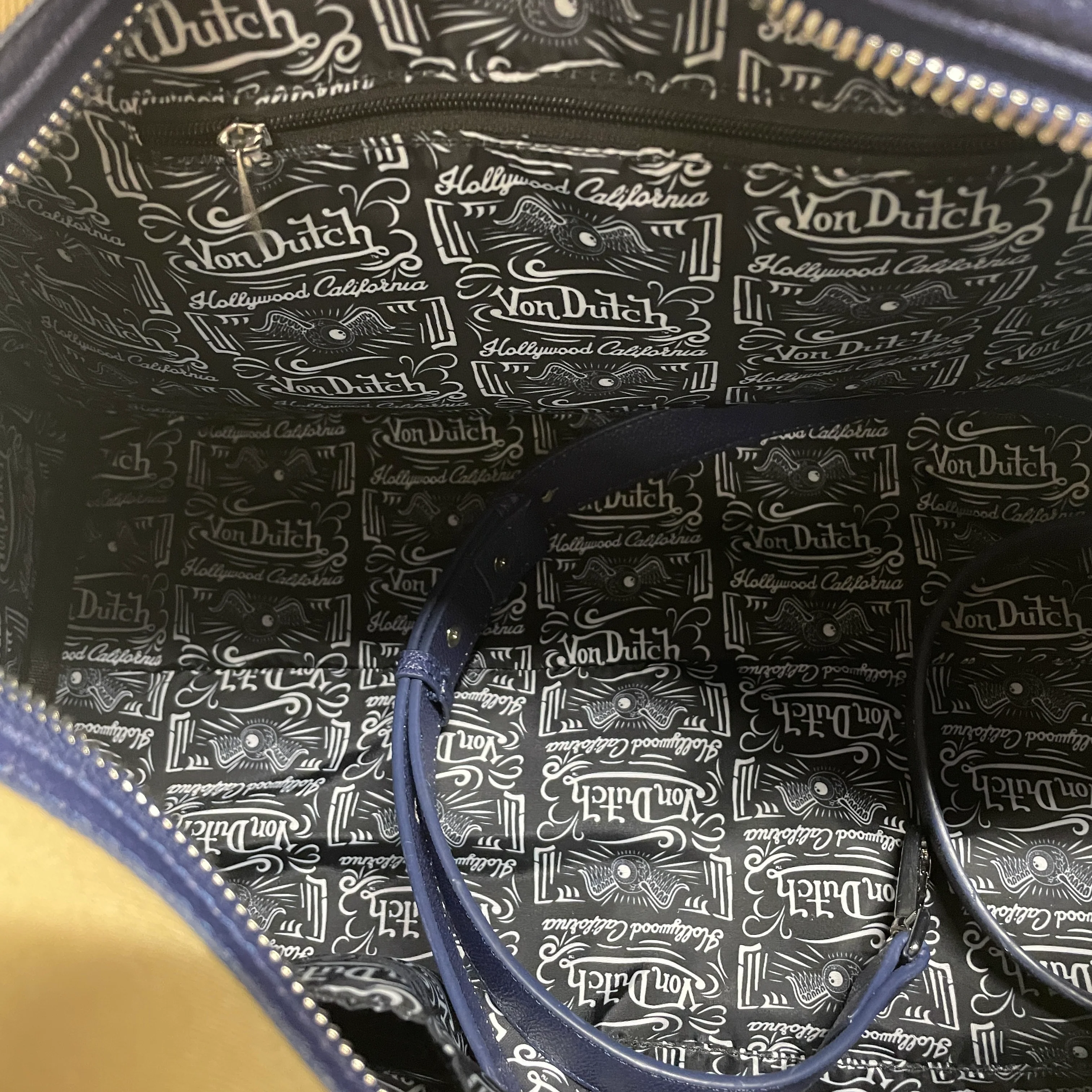 VonDutch/TRUE RELIGION/Bag/Cotton/MLT/RHINESTONE BUCKLE