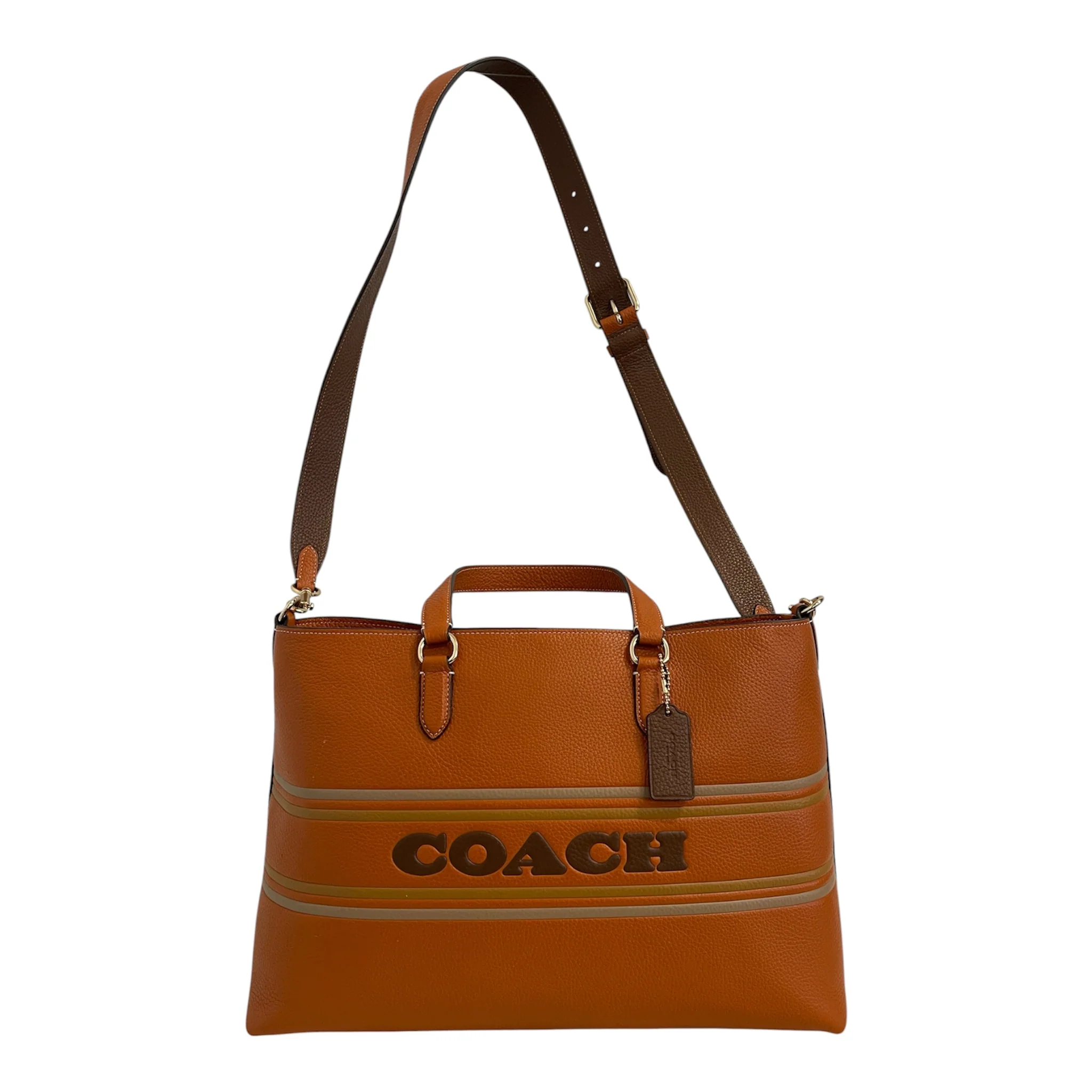 COACH/Bag/Leather/CML/carryall logan