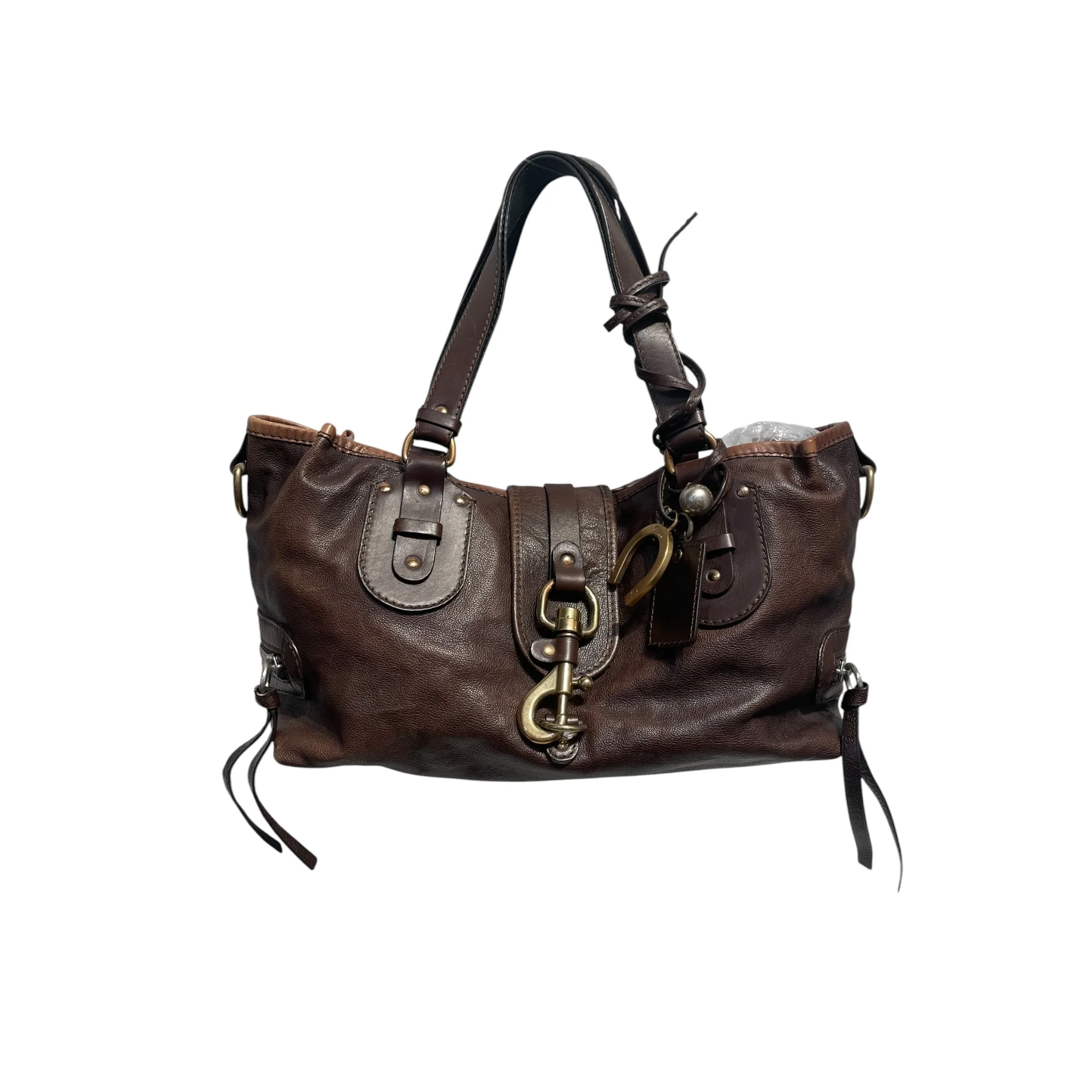Chloe/Hand Bag/Leather/BRW/