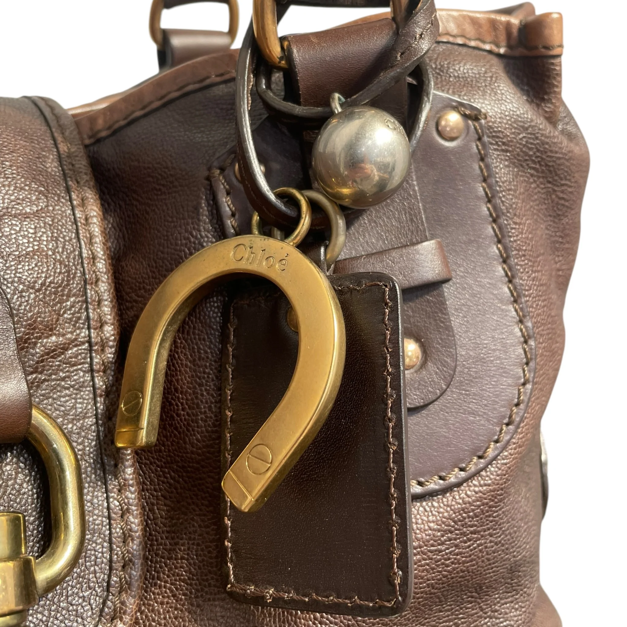 Chloe/Hand Bag/Leather/BRW/