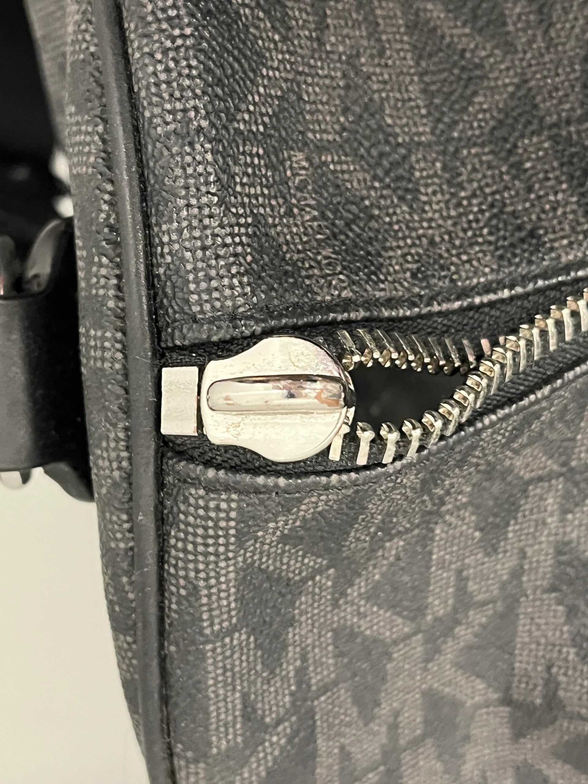 MICHAEL KORS/Bag/Monogram/Leather/BLK/DUFFLE