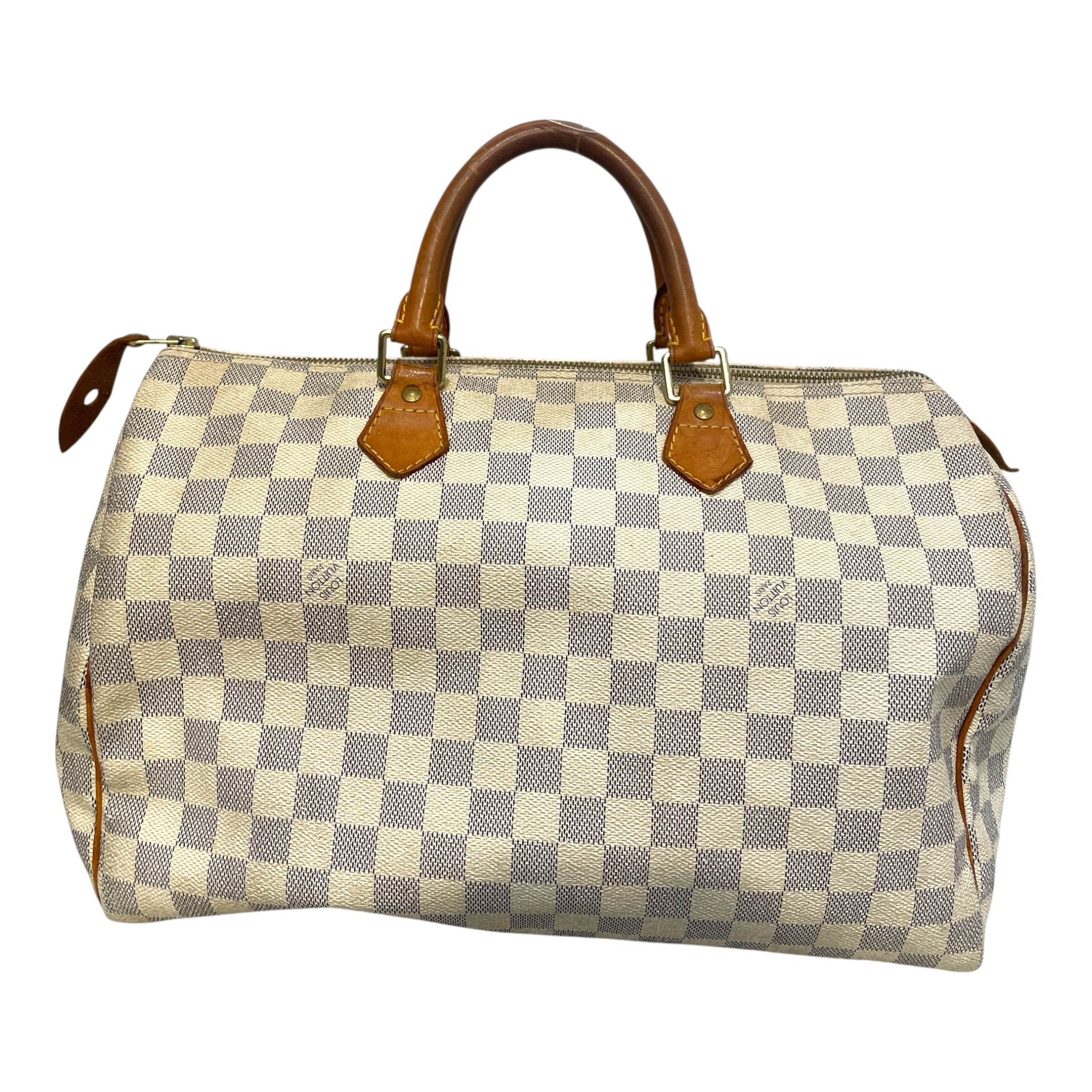 LOUIS VUITTON/Hand Bag/Monogram/Leather/WHT/Damier Azur Speedy 30