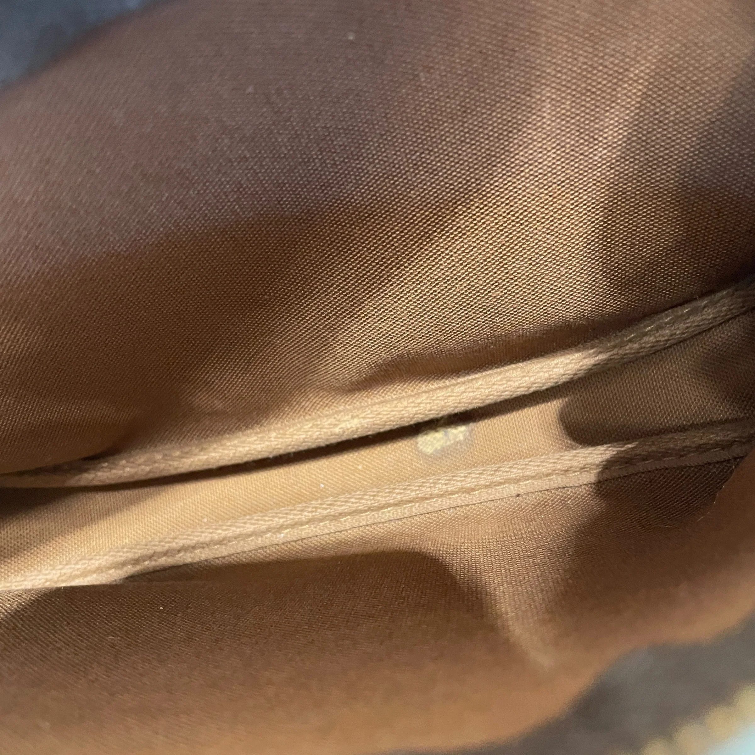 LOUIS VUITTON/Pouch/Monogram/Leather/BRW/Monogram Pochehette
