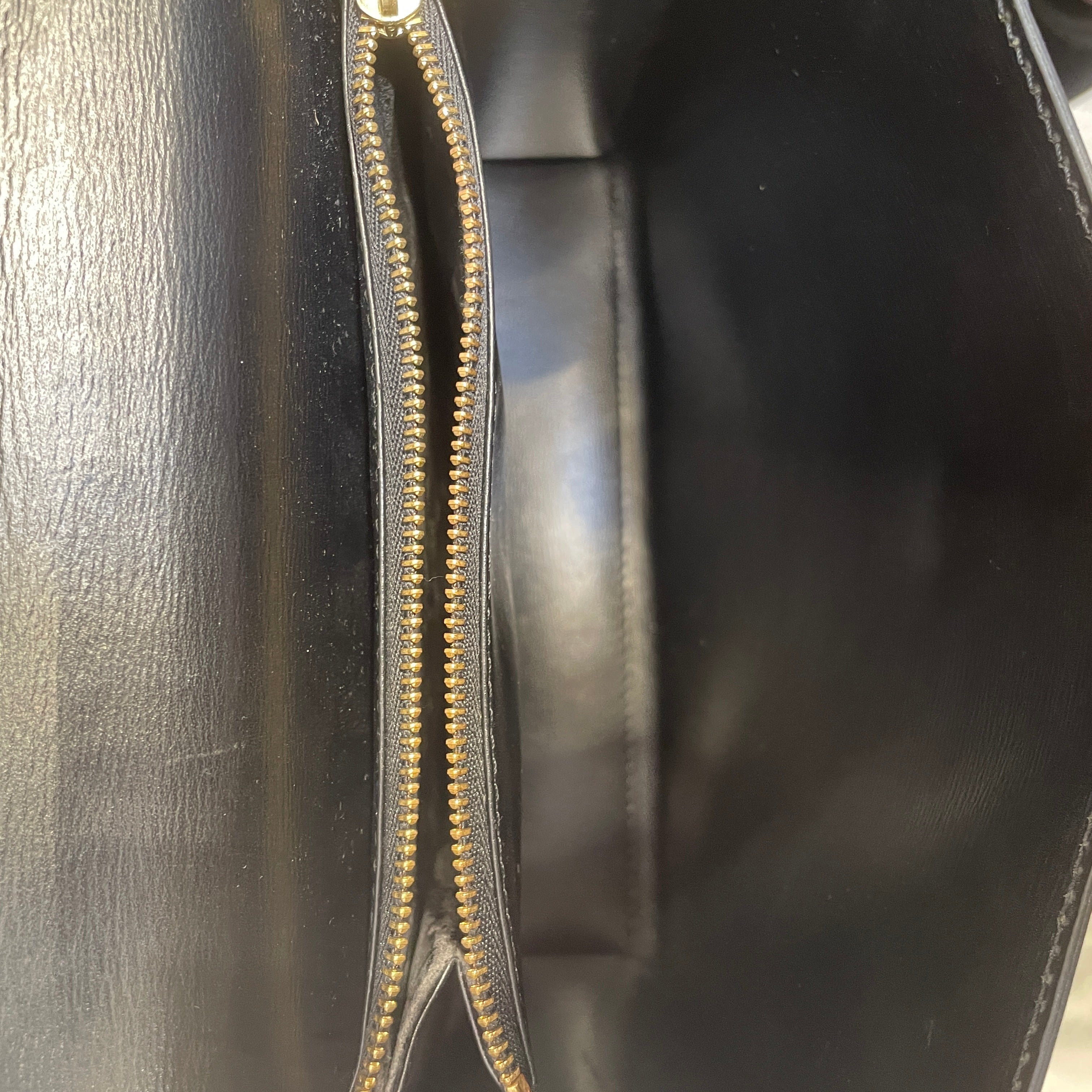 LOUIS VUITTON/Hand Bag/Leather/BLK/EPI MALESHERBES HANDBAG