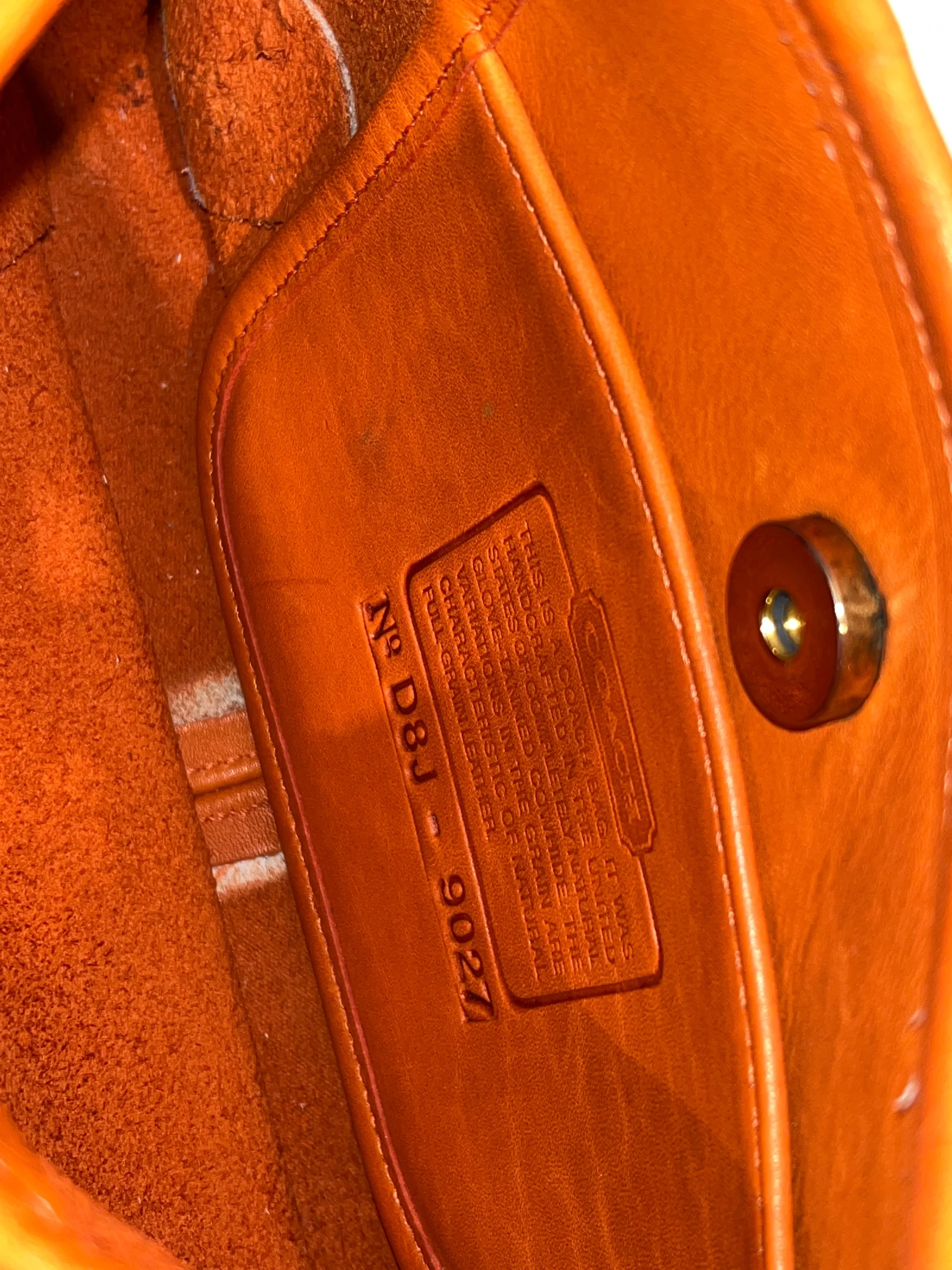 COACH/Hand Bag/Leather/ORN/