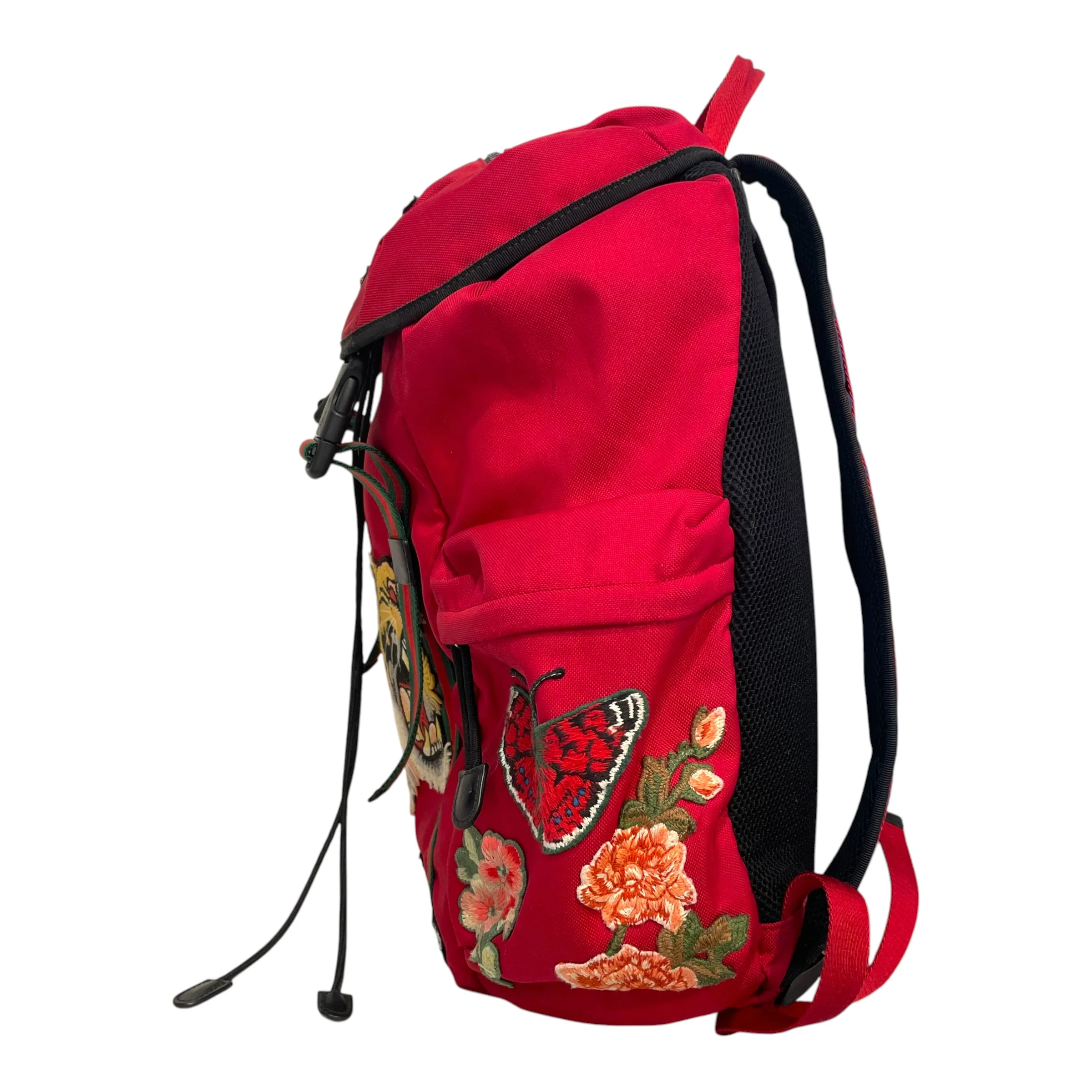 GUCCI/Backpack/All Over Print/Nylon/RED/Techno L'Aveugle Par Amour