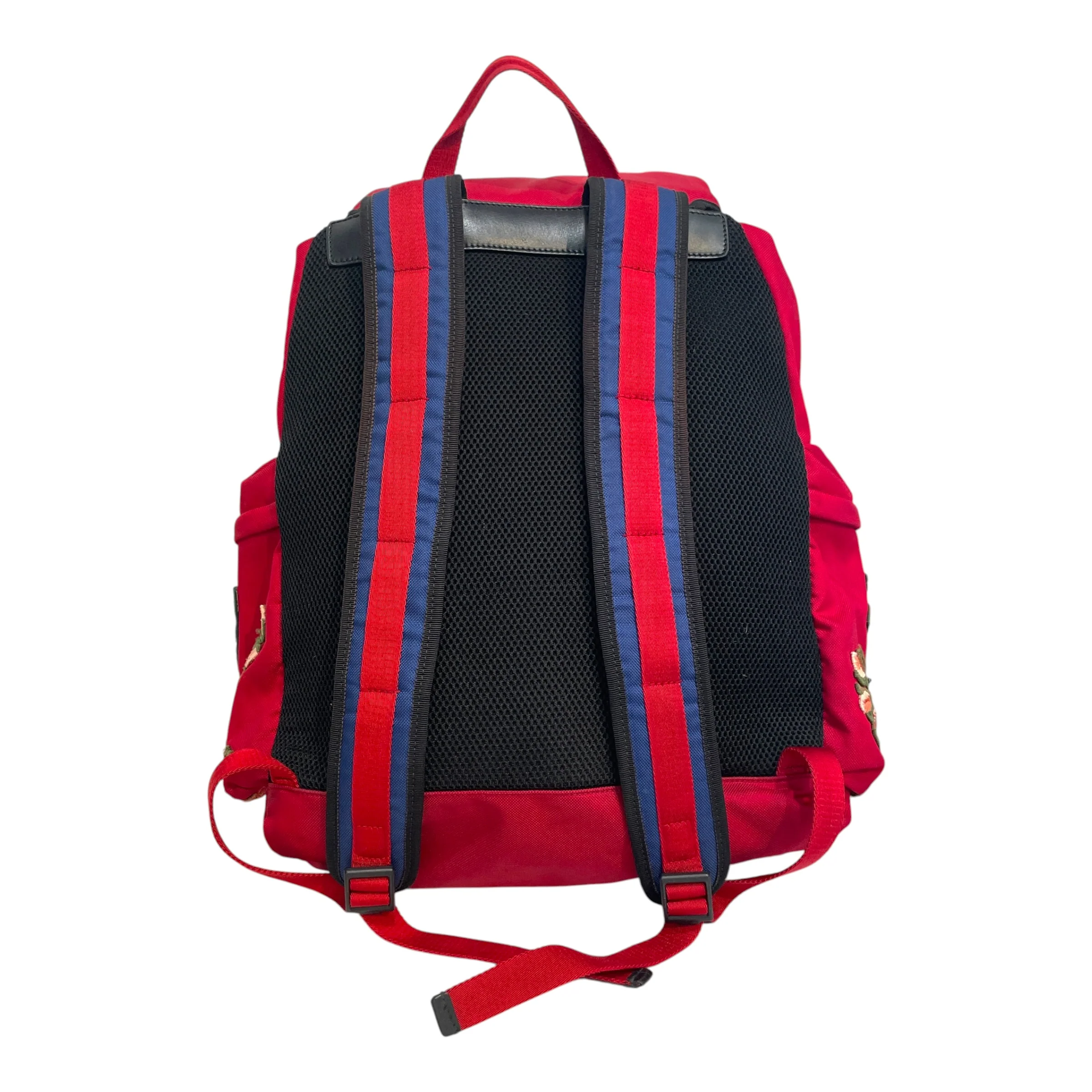 GUCCI/Backpack/All Over Print/Nylon/RED/Techno L'Aveugle Par Amour
