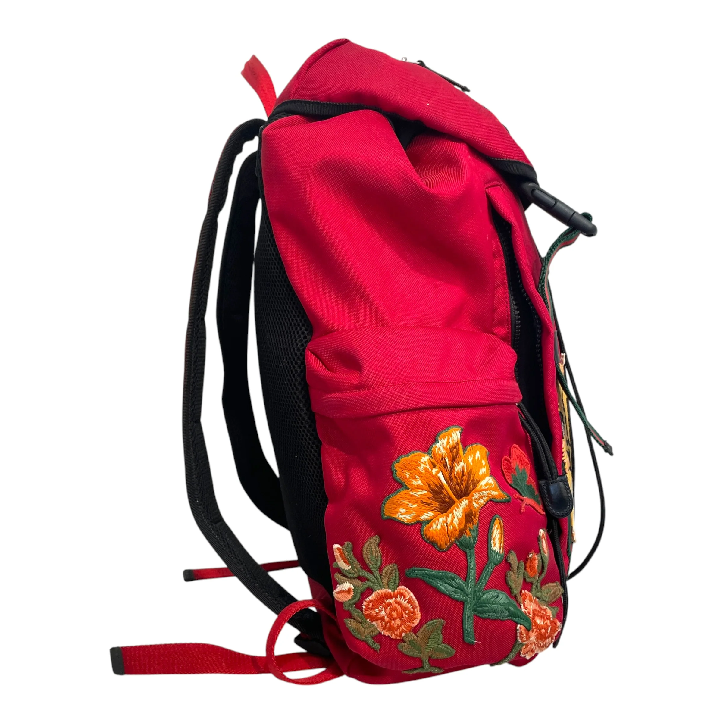 GUCCI/Backpack/All Over Print/Nylon/RED/Techno L'Aveugle Par Amour