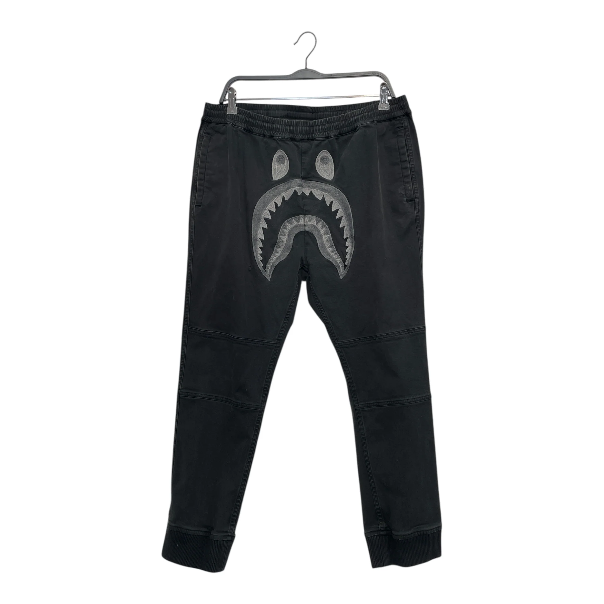 A BATHING APE/Straight Pants/XL/Cotton/BLK/