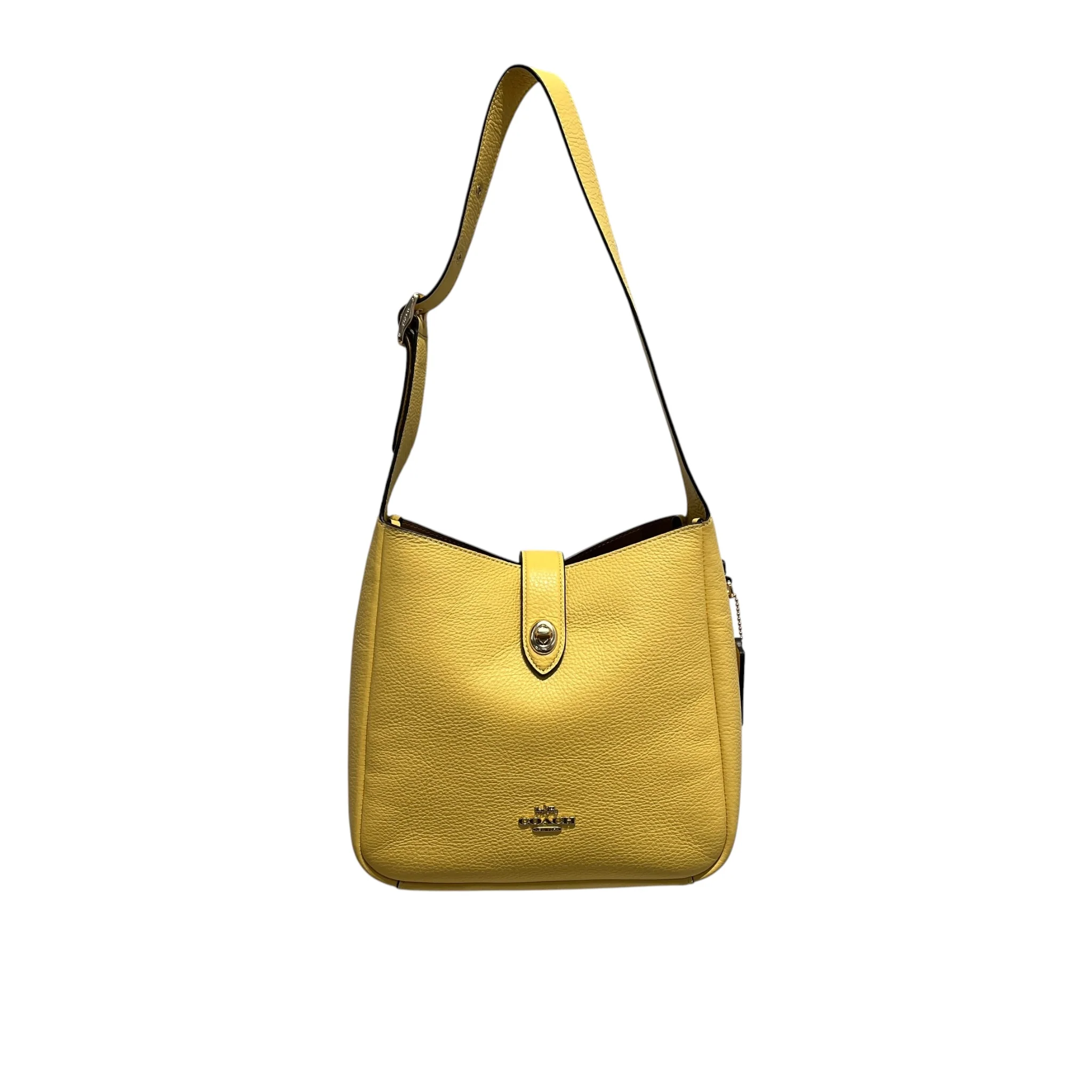 COACH/Hand Bag/Leather/YEL/Hadley Convertible Crossbody
