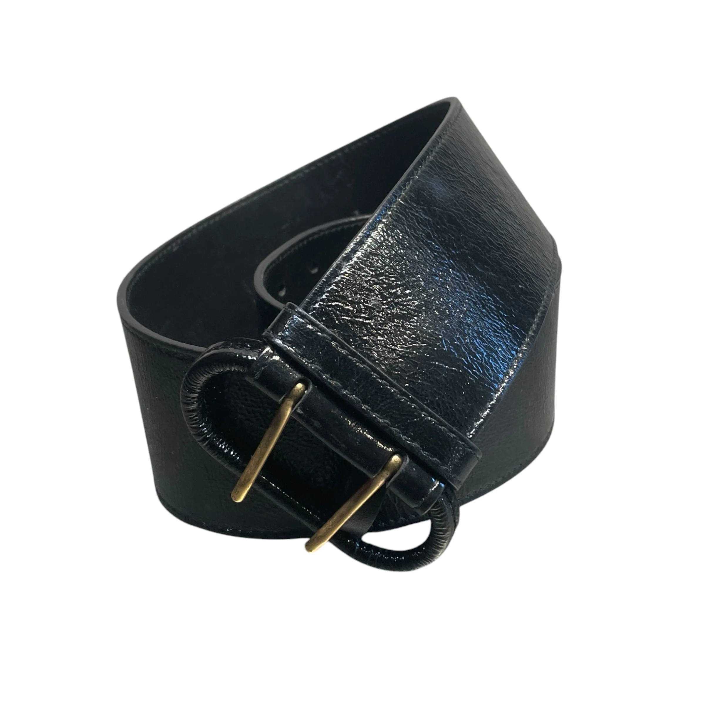 YVES SAINT LAURENT/Belt/Leather/BLK/