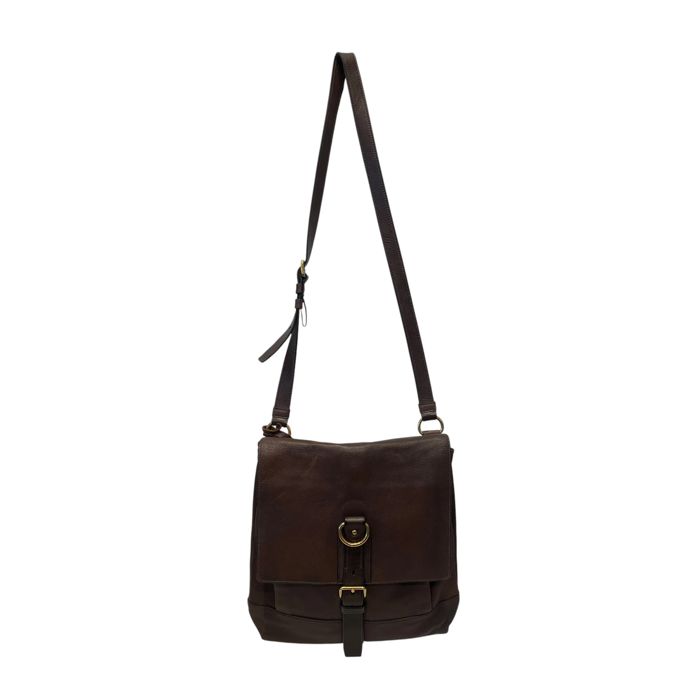 PRADA/Bag/Leather/BRW/MESSENGER BAG DEERSKIN