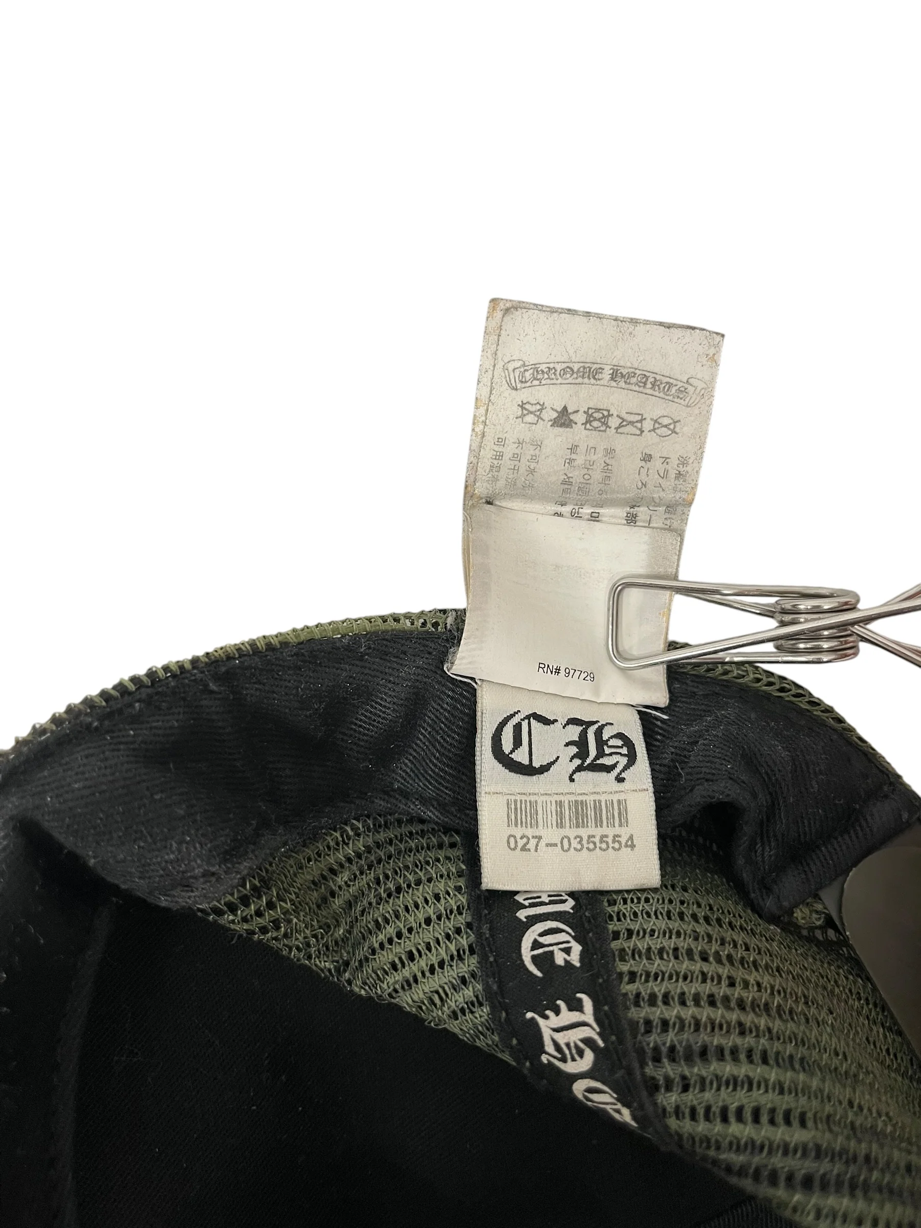 CHROME HEARTS/Hat/Camouflage/Cotton/GRN/TRUCKER