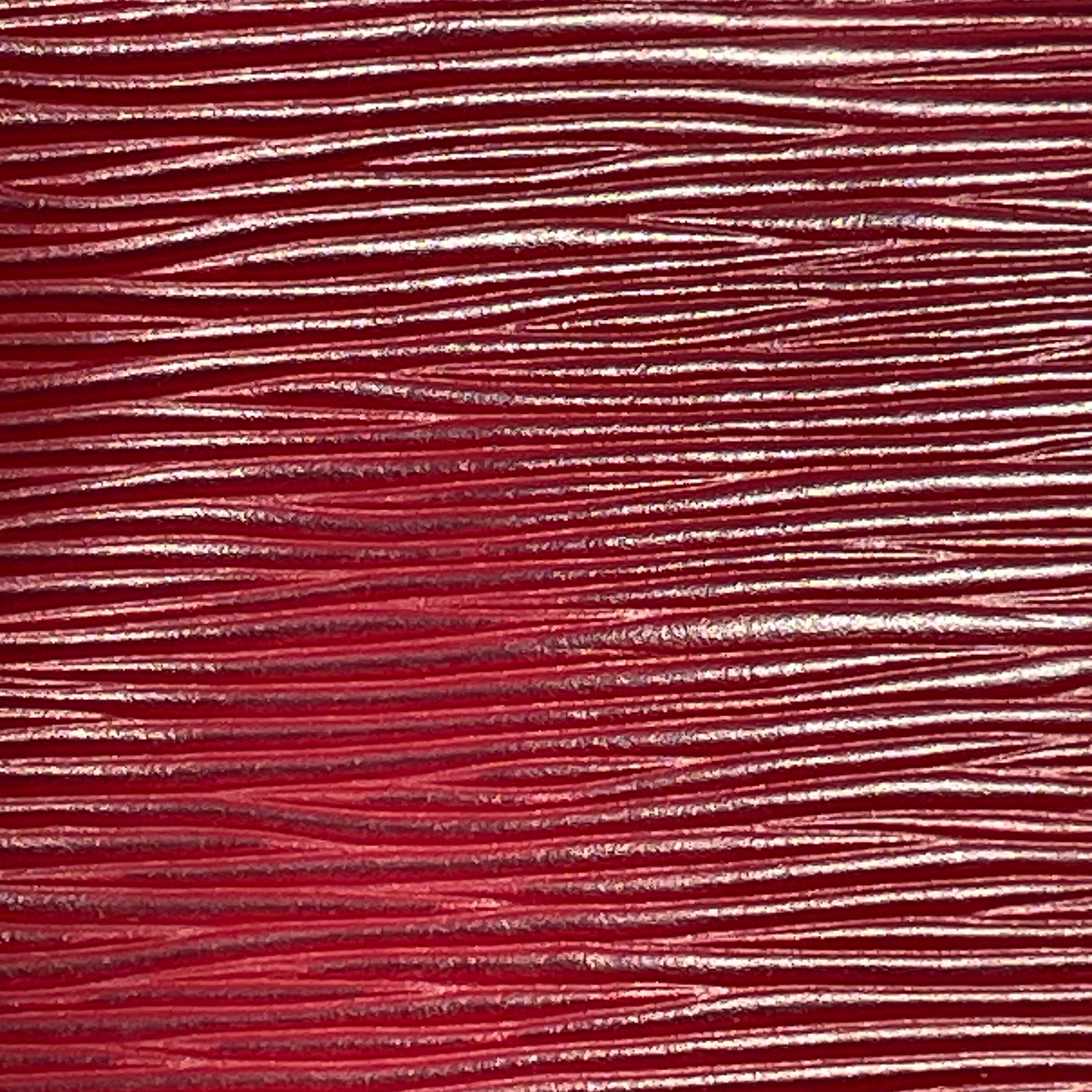LOUIS VUITTON/Hand Bag/Leather/RED/EPI