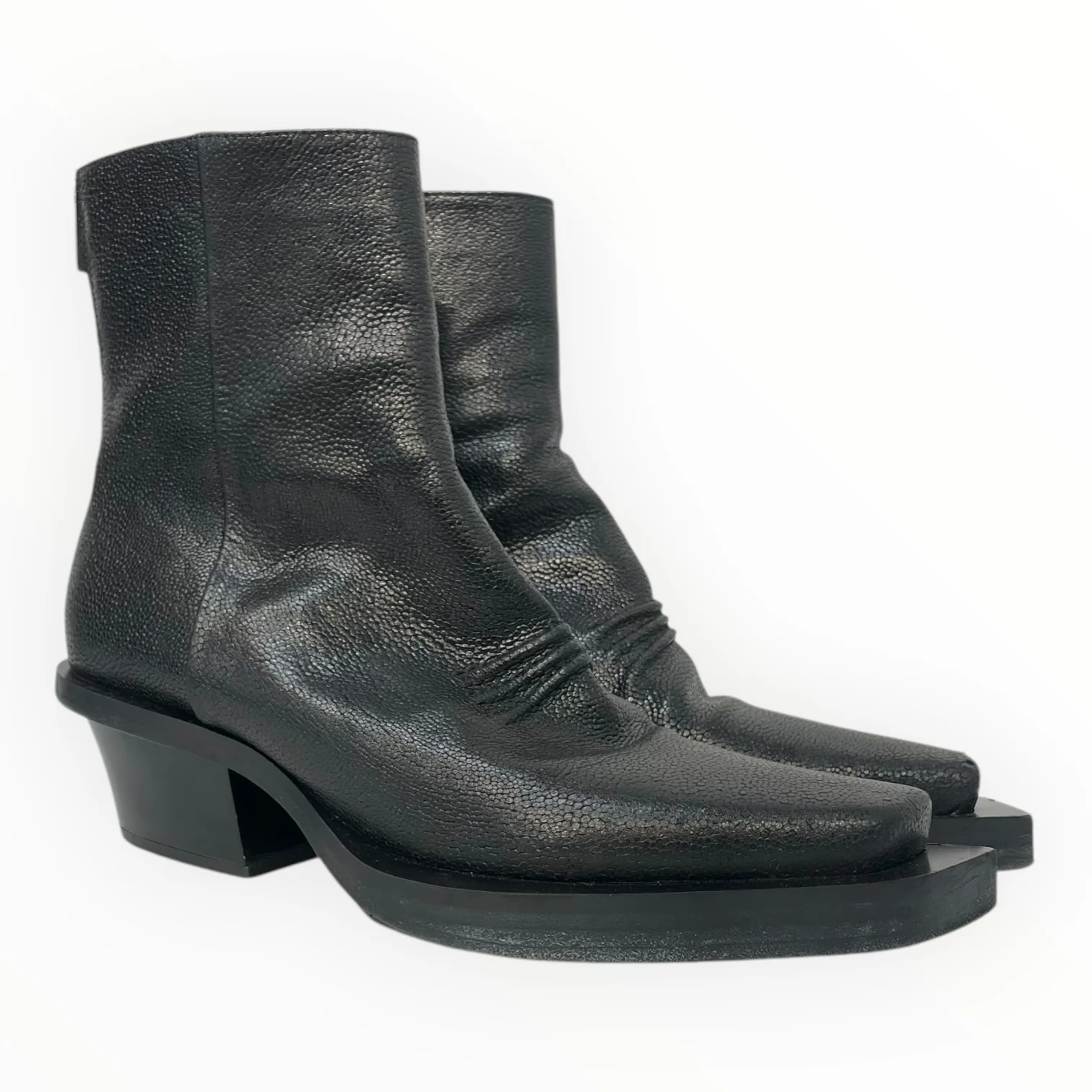 1017 ALYX 9SM(ALYX)/Chelsea Boots/EU 43/Animal Pattern/Leather/BLK/Leone Stingray Leather