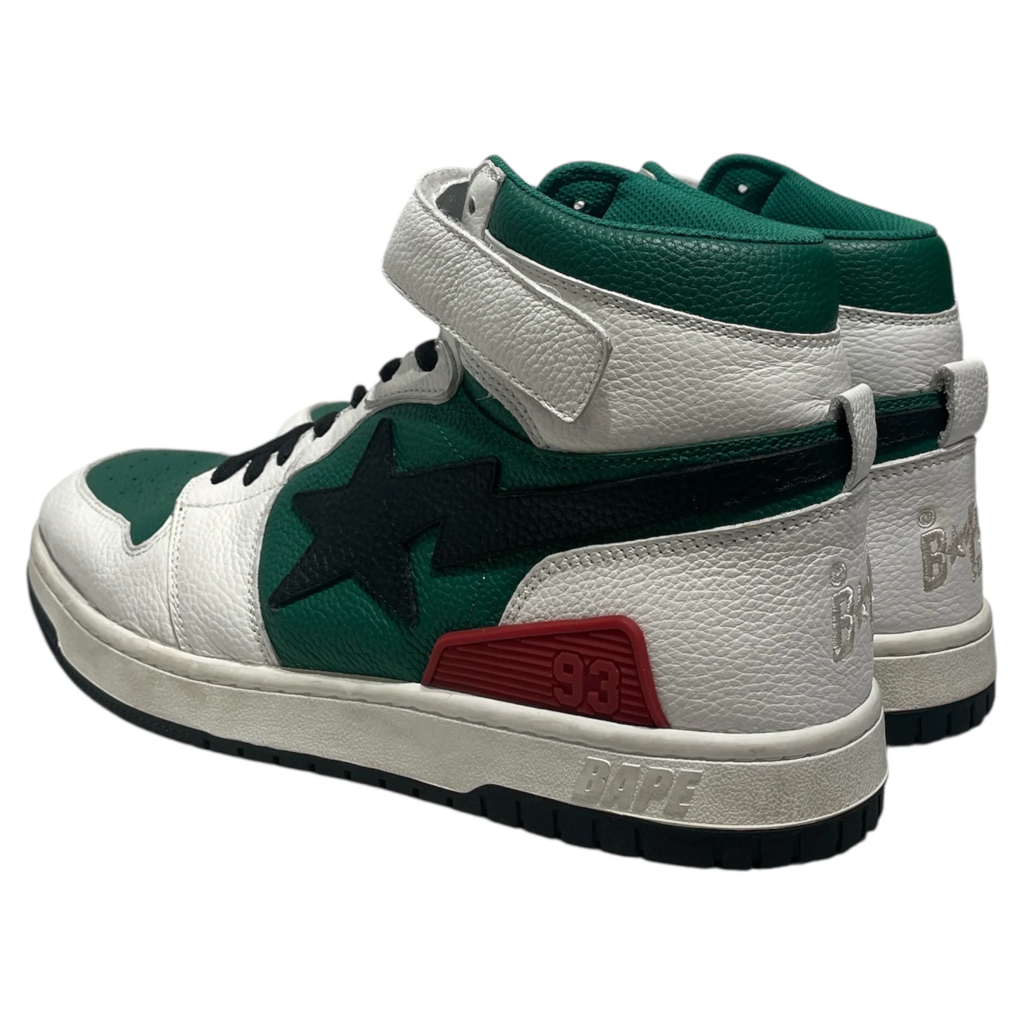 A BATHING APE/Hi-Sneakers/US 13/GRN/sk8sta high
