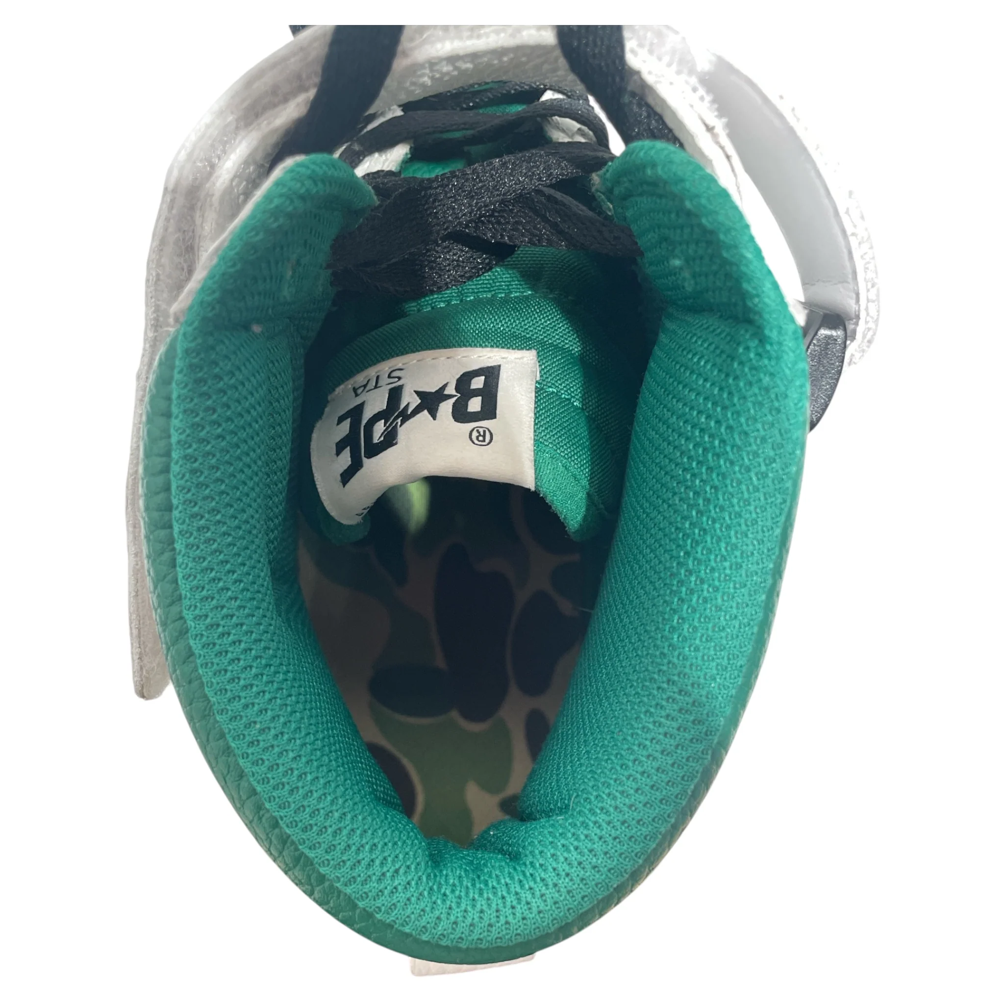 A BATHING APE/Hi-Sneakers/US 13/GRN/sk8sta high