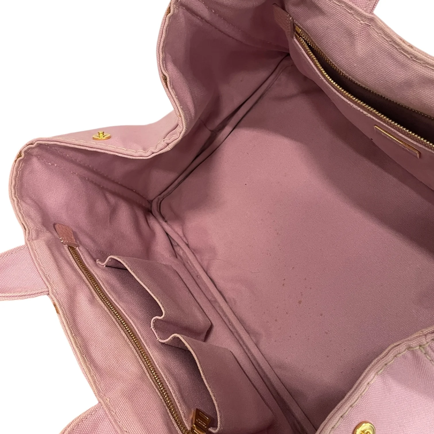 PRADA/Tote Bag/Cotton/PNK/CANVAS CANAPA TOTE BAG