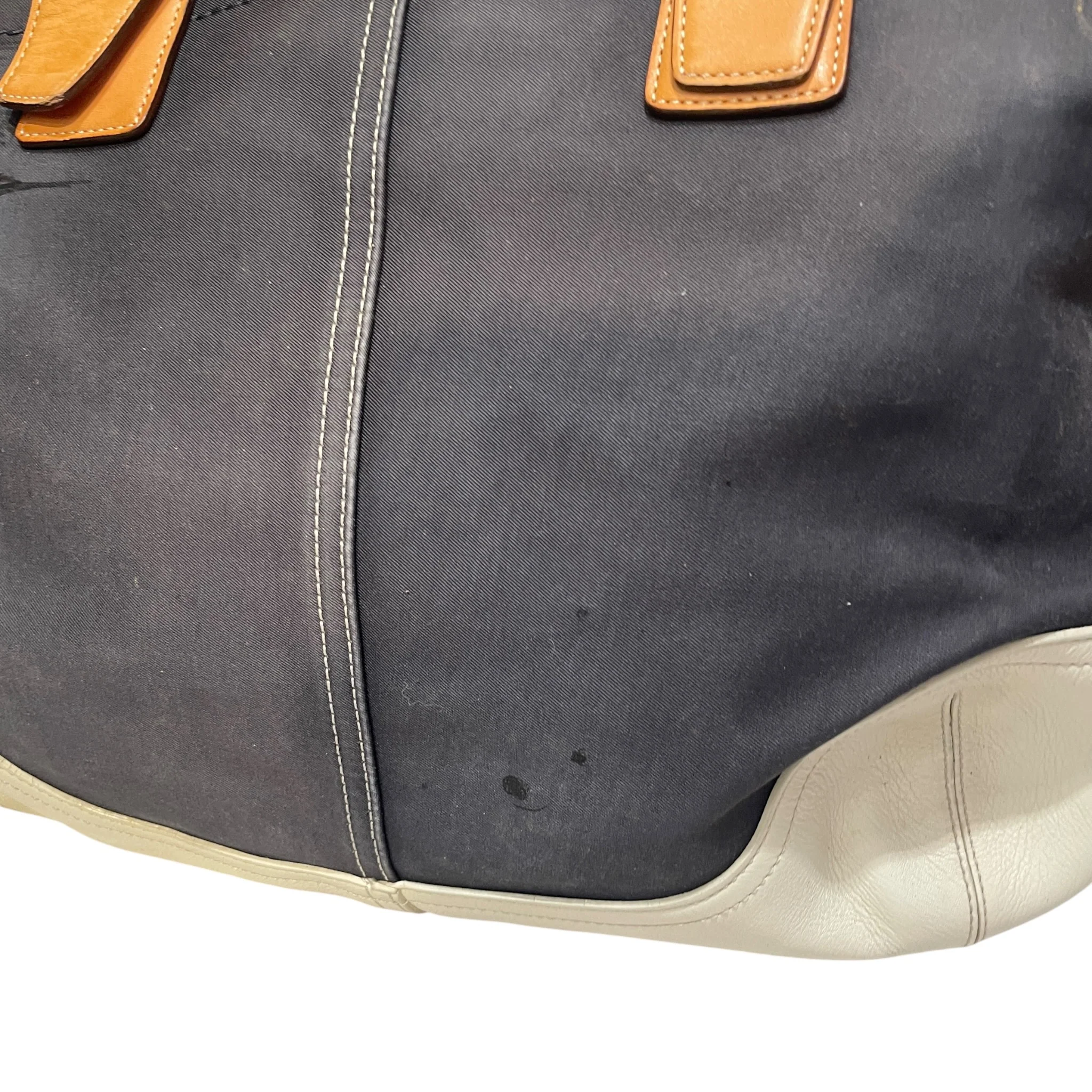 COACH/Tote Bag/Border/Leather/NVY/Soho Tote Bag