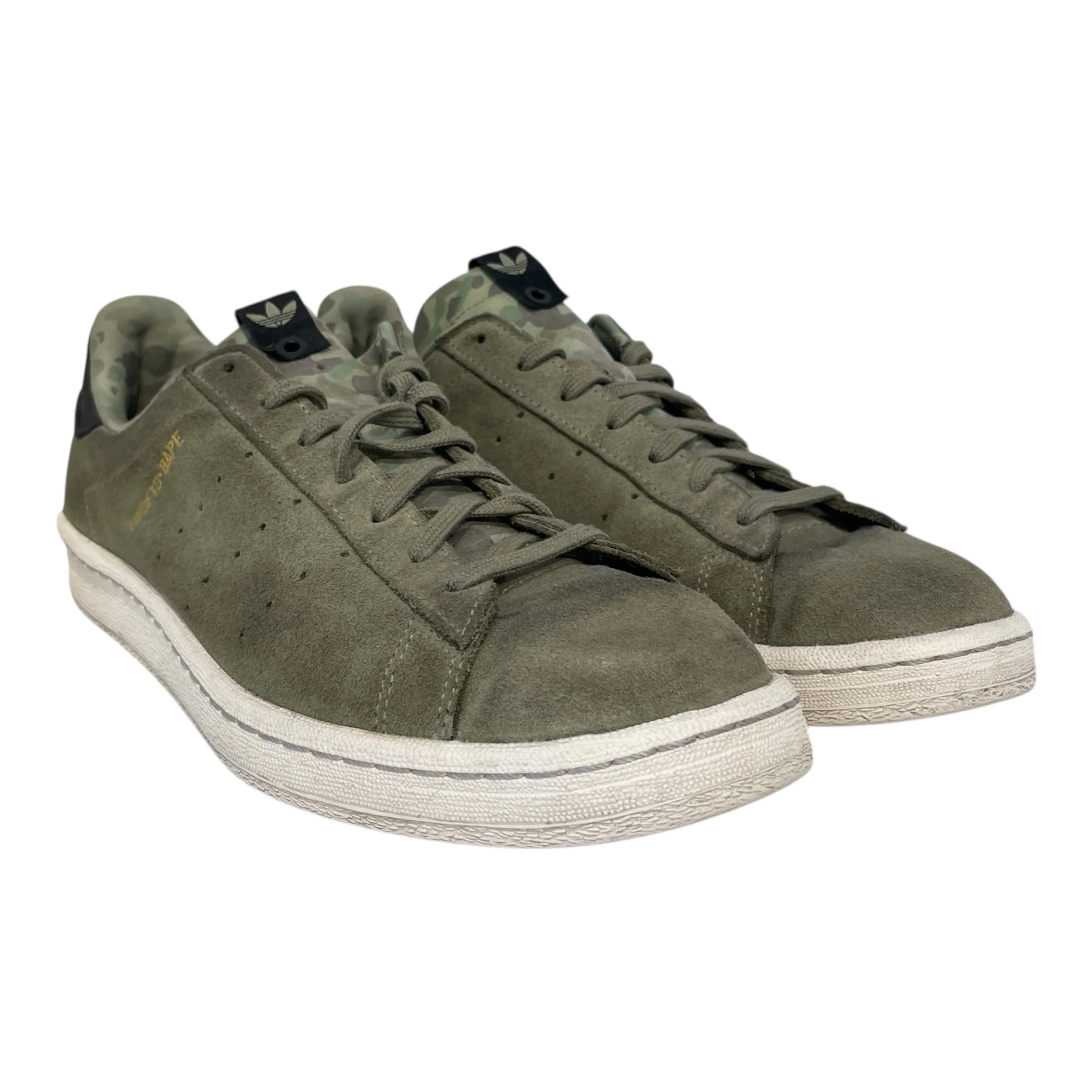 adidas/UNDEFEATED/BAPE STA!/Low-Sneakers/US 9.5/Cotton/GRN/Campus 80s UNDFTD BAPE
