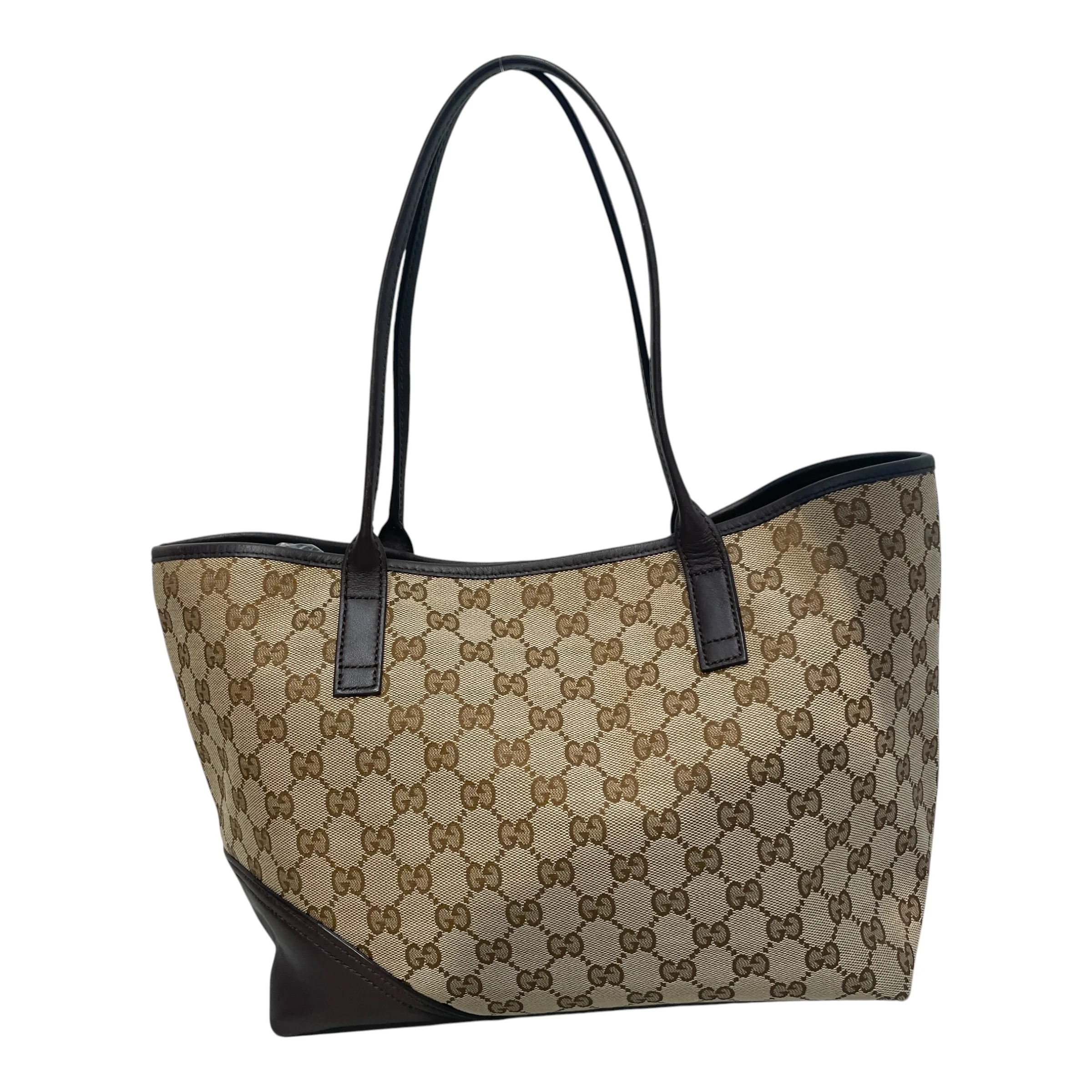 GUCCI/Tote Bag/Monogram/Cotton/CML/New Britt Tote