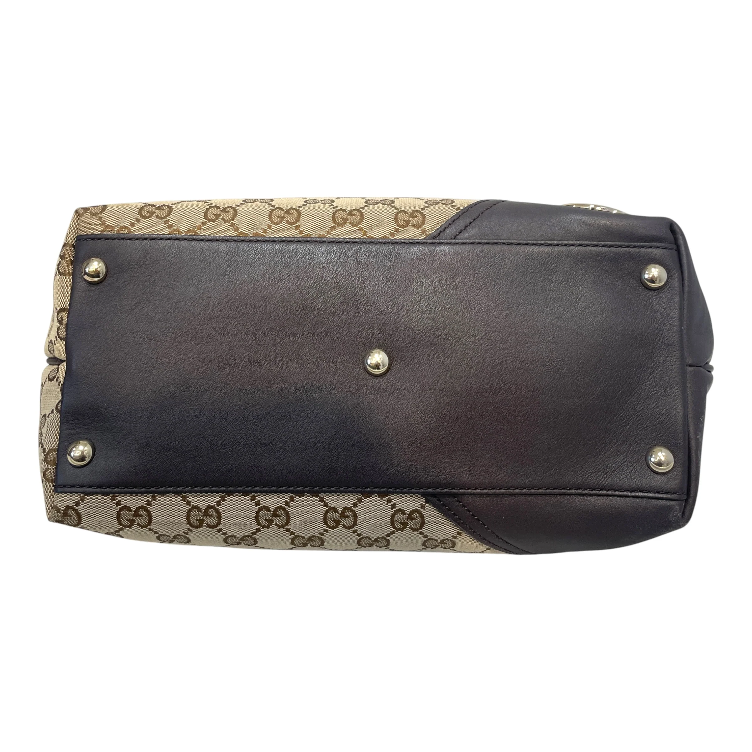 GUCCI/Tote Bag/Monogram/Cotton/CML/New Britt Tote
