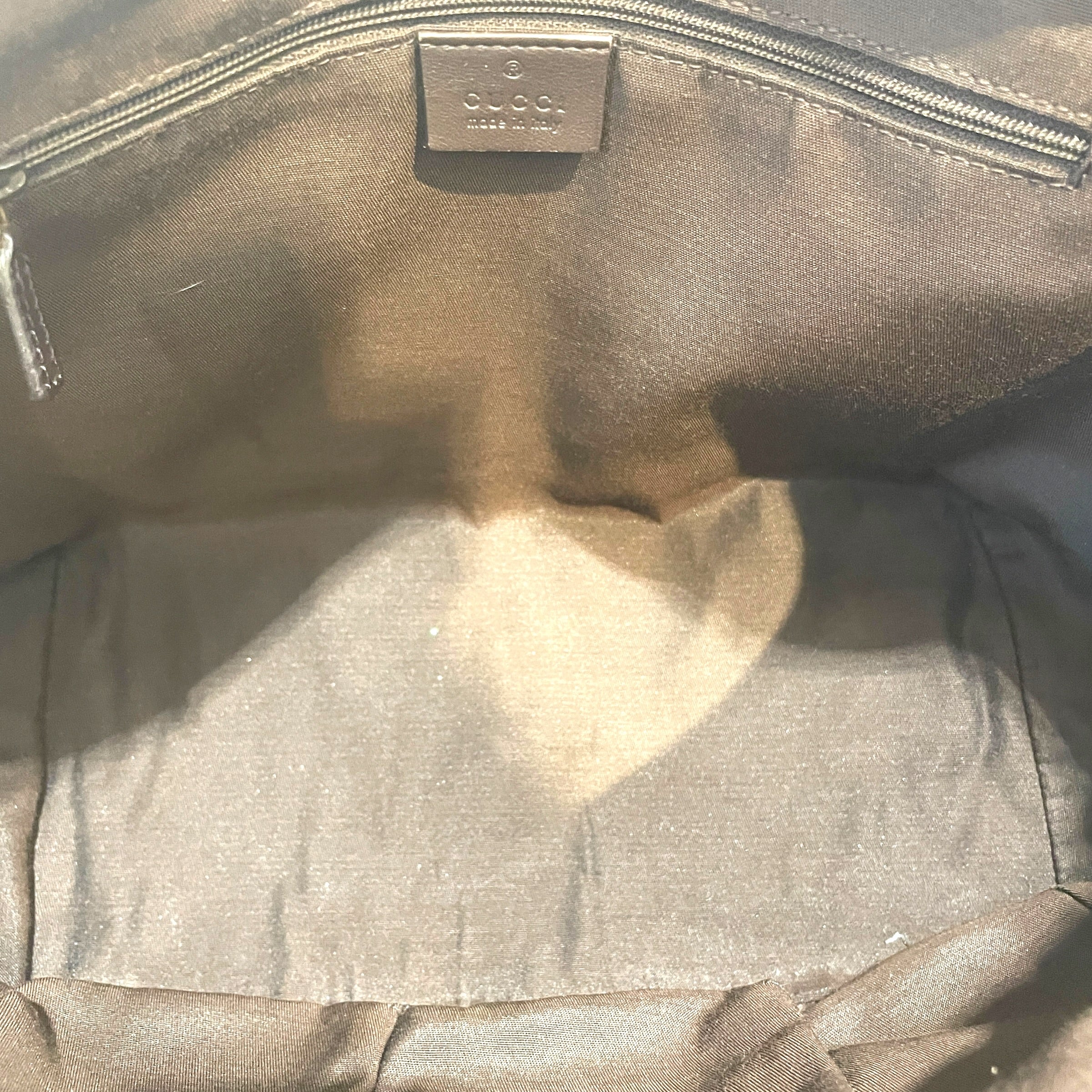 GUCCI/Tote Bag/Monogram/Cotton/CML/New Britt Tote