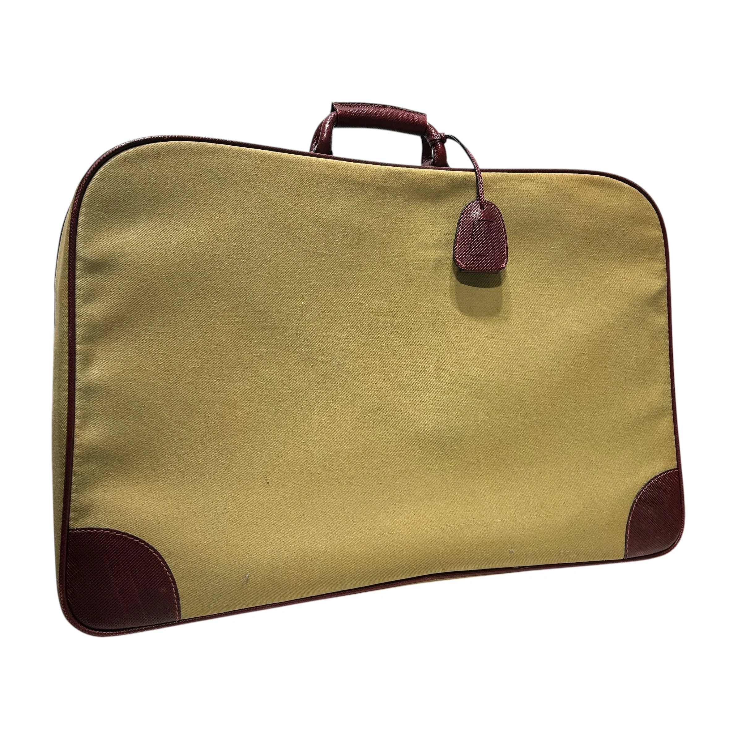 BOTTEGA VENETA/Luggage/Cotton/BEG/VINTAGE TRAVEL CASE