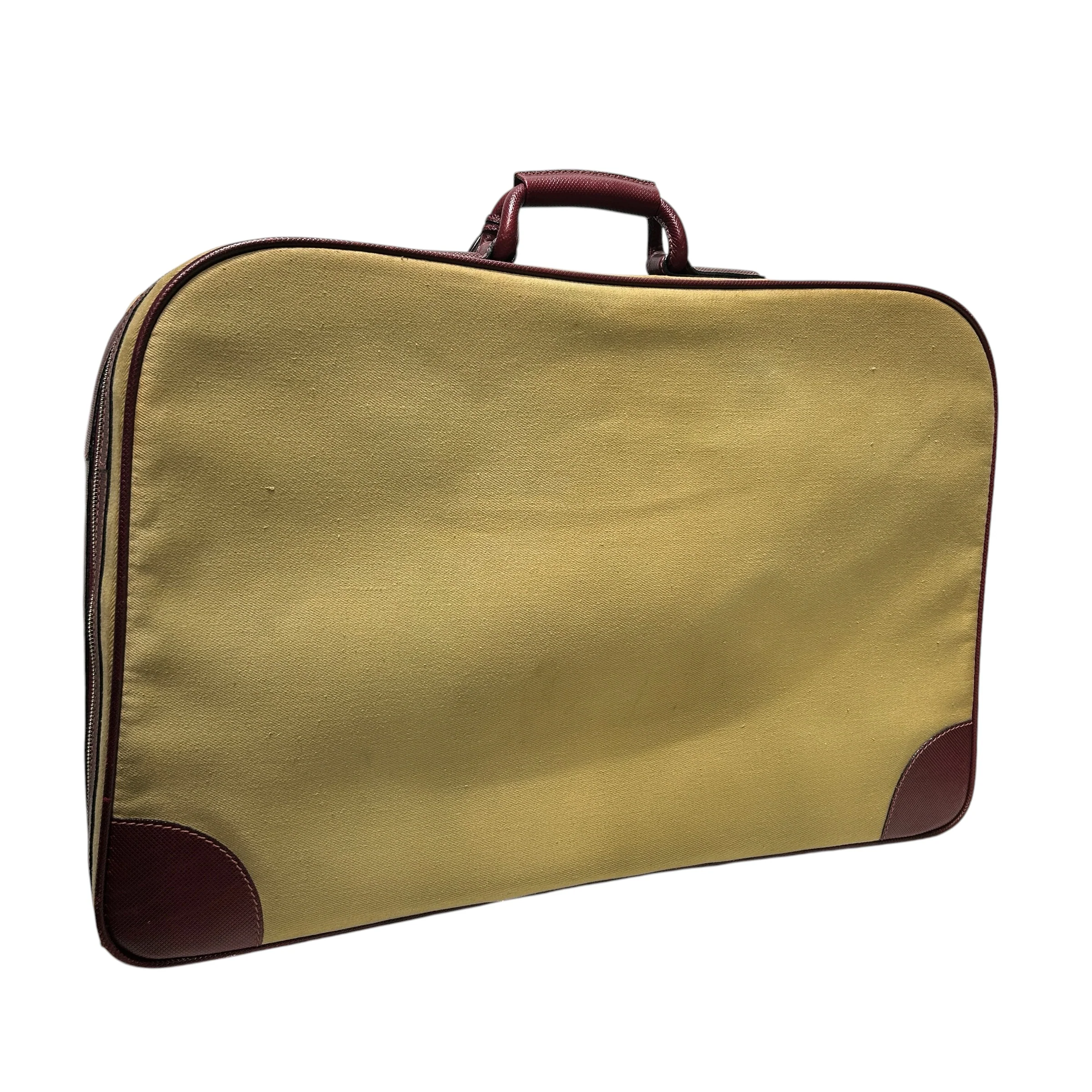 BOTTEGA VENETA/Luggage/Cotton/BEG/VINTAGE TRAVEL CASE