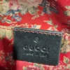 GUCCI/Cross Body Bag/Stripe/Leather/BLK/web stripe small zip