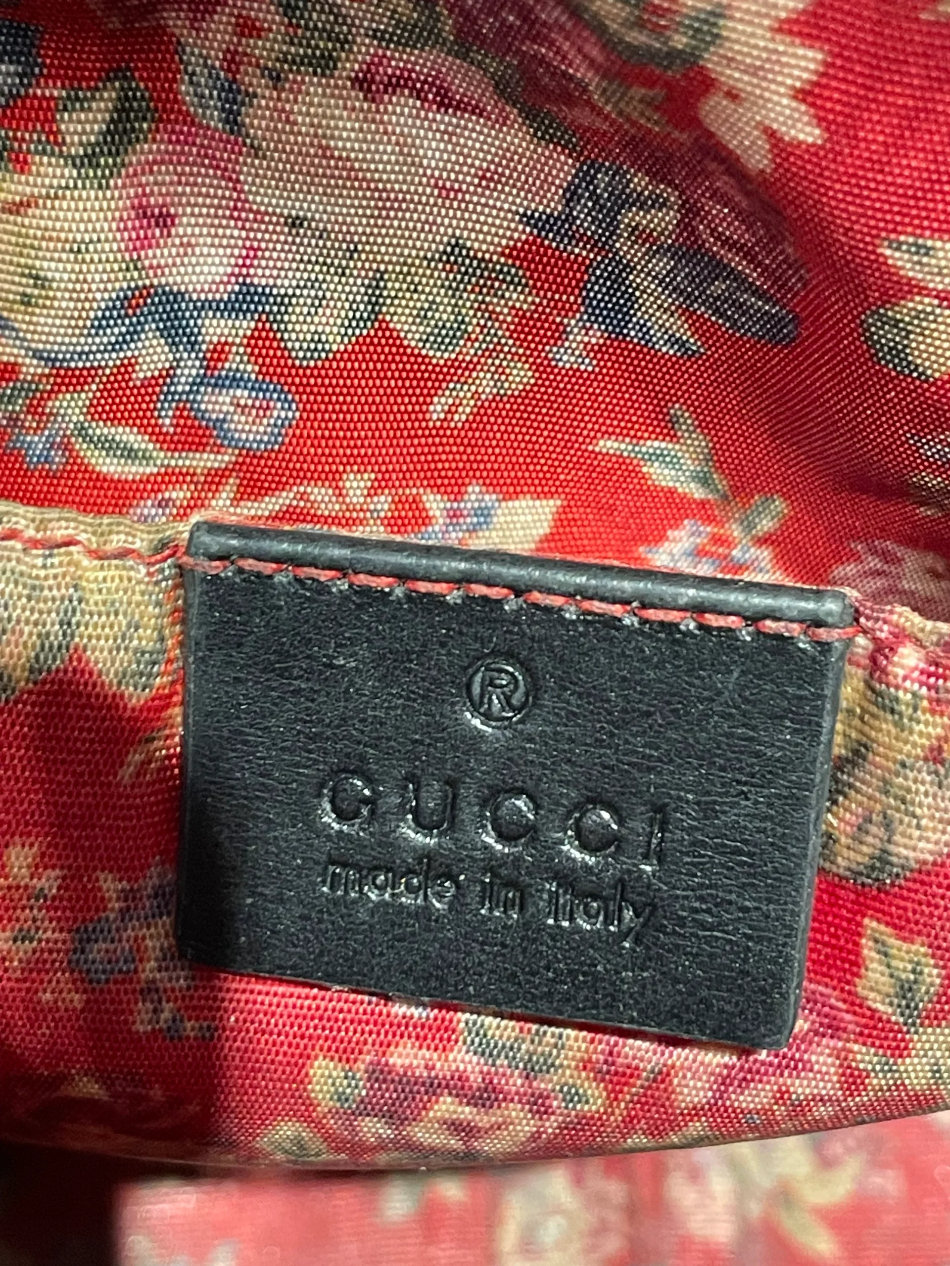 GUCCI/Cross Body Bag/Stripe/Leather/BLK/web stripe small zip