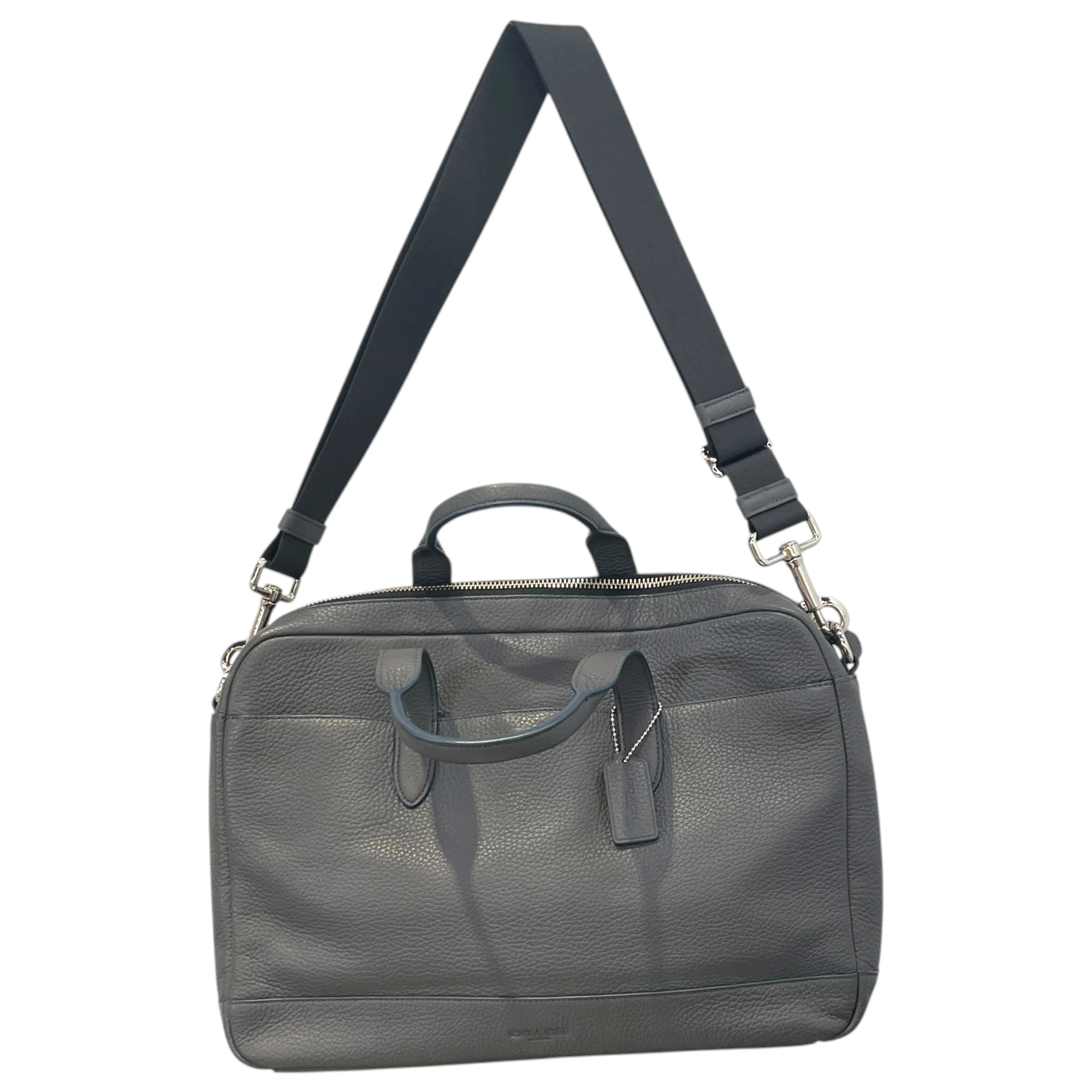 COACH/Briefcase/Leather/GRY/