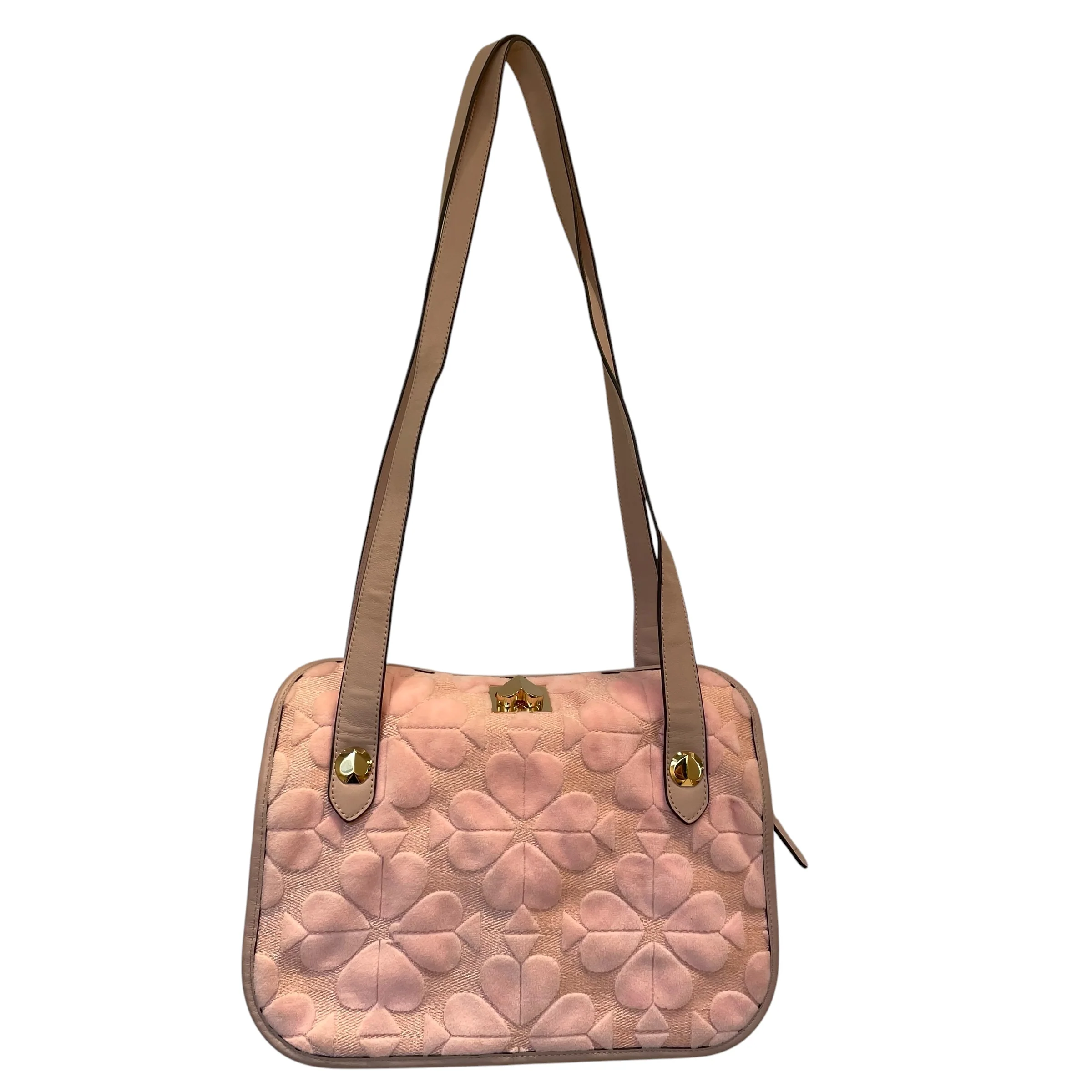 kate spade new york/Hand Bag/All Over Print/Leather/PNK/flower pattern