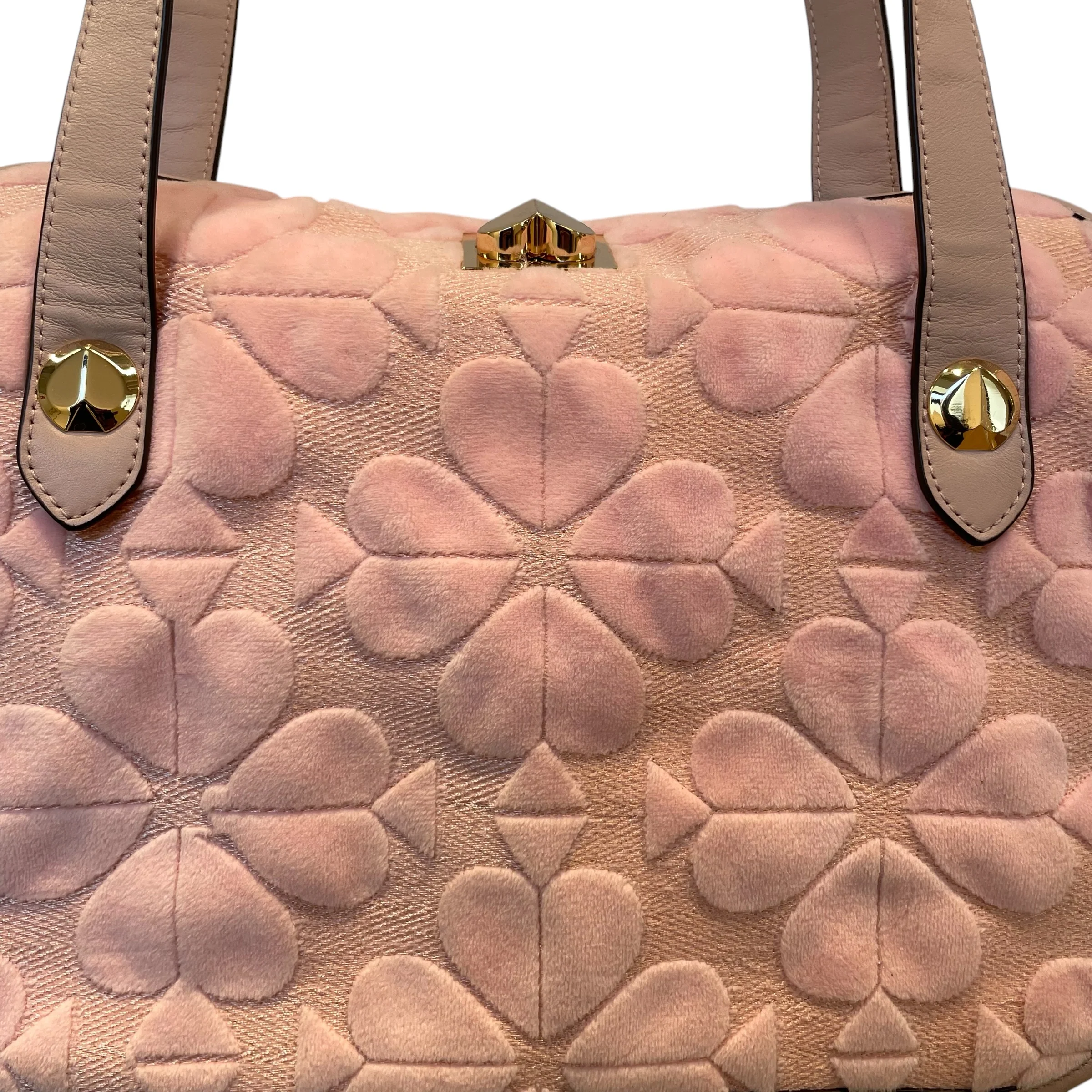 kate spade new york/Hand Bag/All Over Print/Leather/PNK/flower pattern