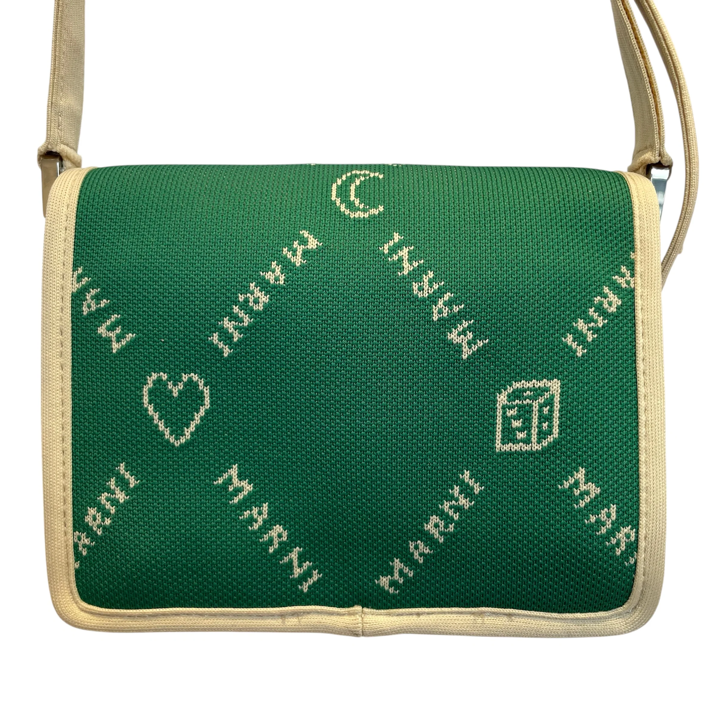 MARNI/Cross Body Bag/GRN/messenger bag/slvr hardware